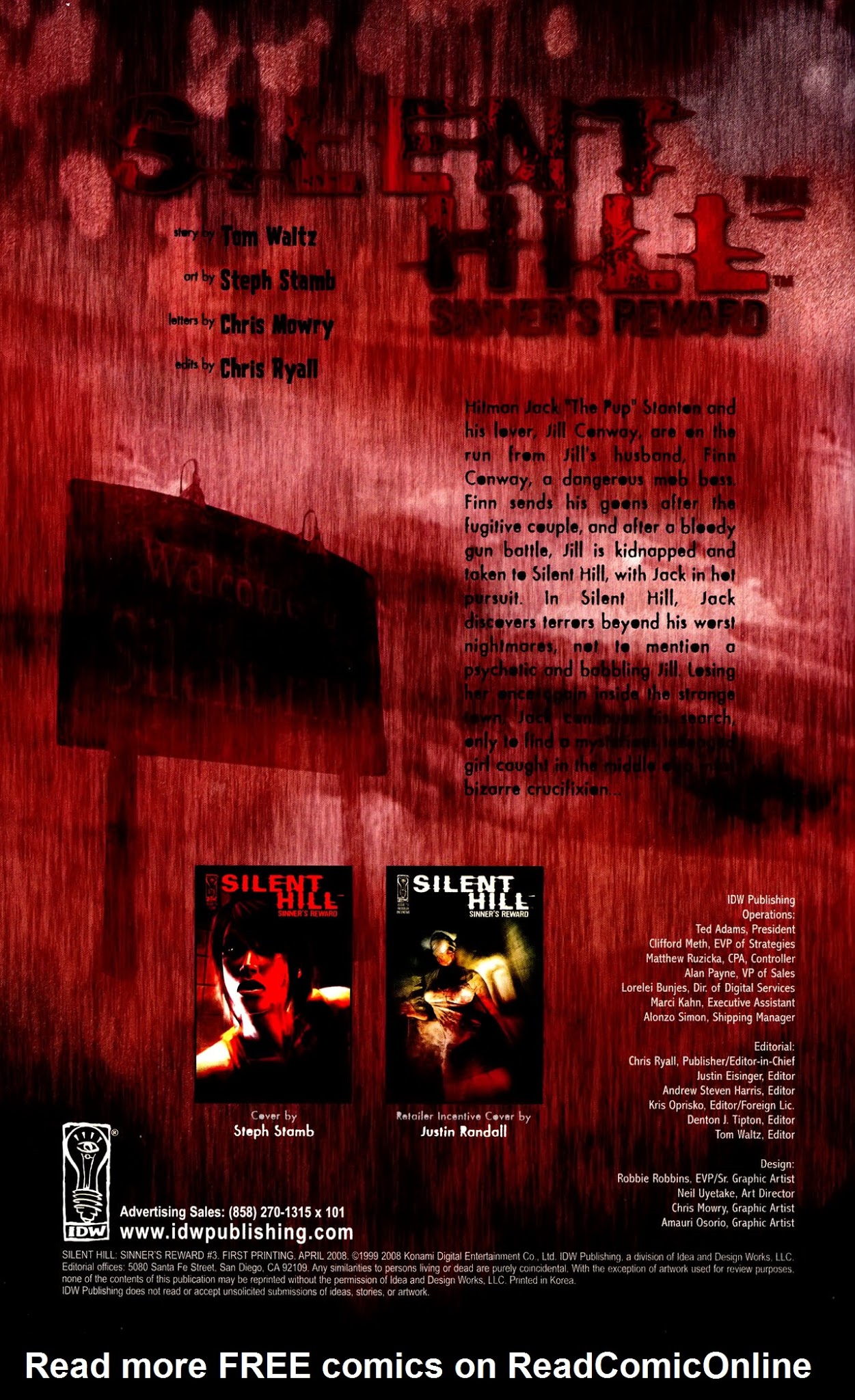 Read online Silent Hill: Sinner's Reward comic -  Issue #3 - 2