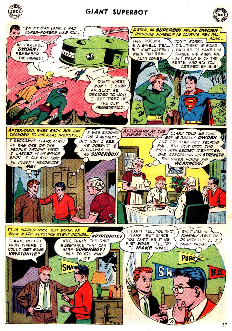 Read online Superboy (1949) comic -  Issue #129 - 36