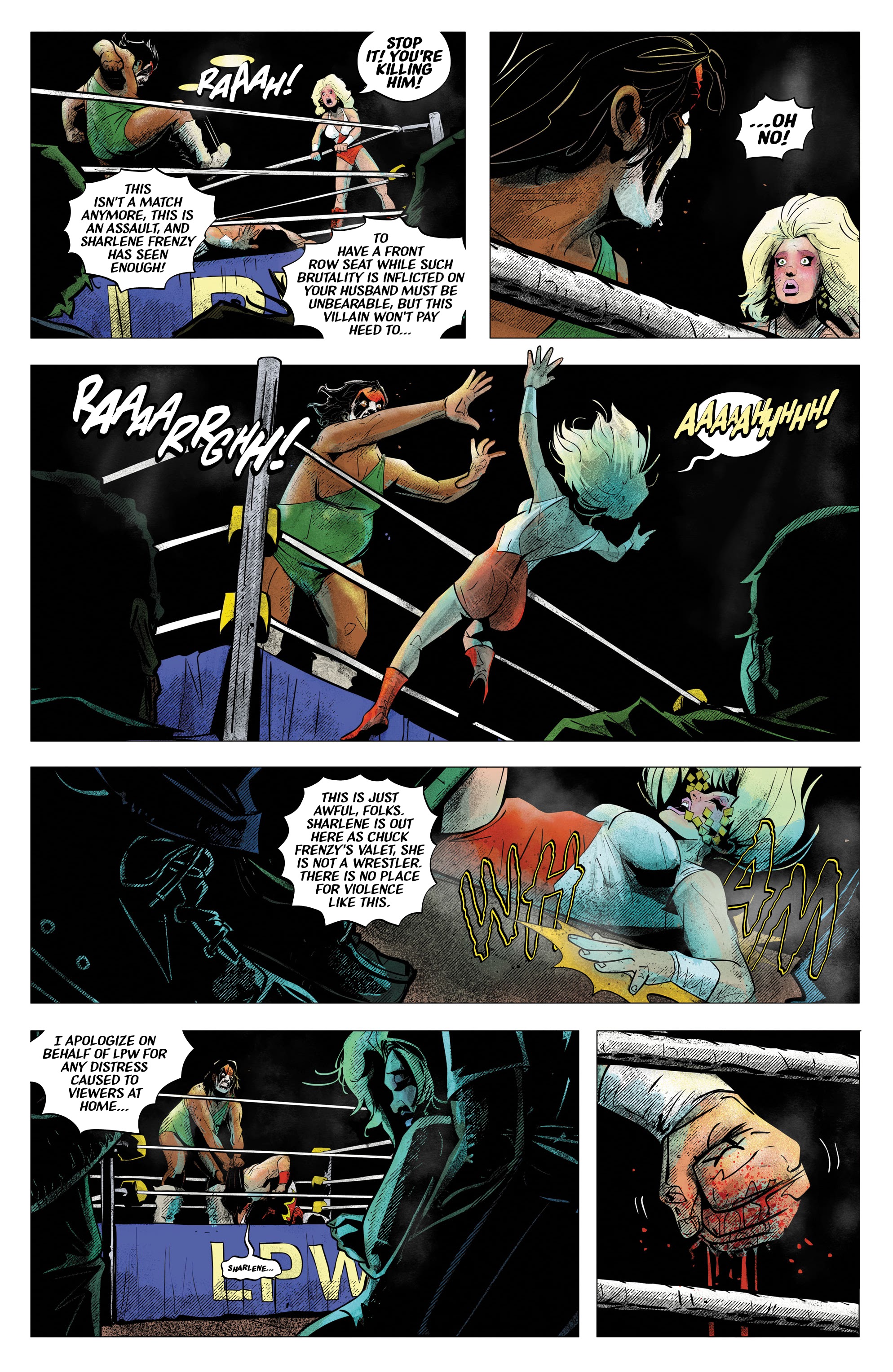 Read online The Crimson Cage comic -  Issue #1 - 4