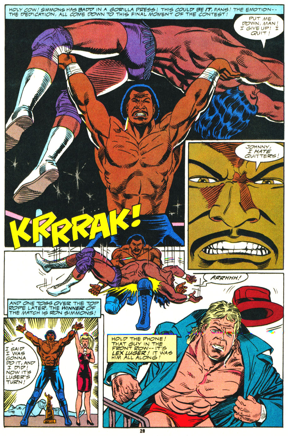 Read online WCW World Championship Wrestling comic -  Issue #1 - 21