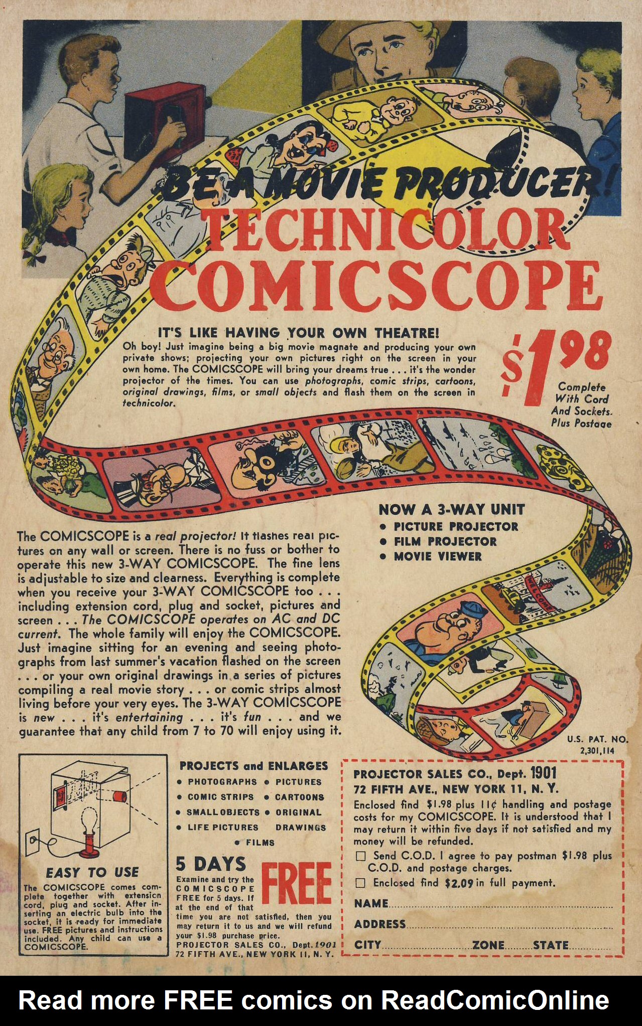 Read online Famous Funnies comic -  Issue #150 - 52