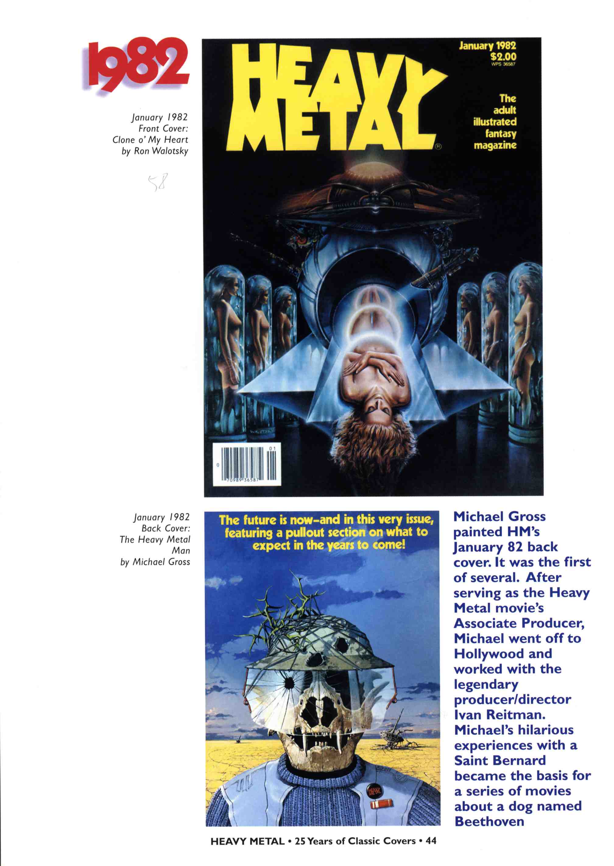 Read online Heavy Metal: 25 Years of Classic Covers comic -  Issue # TPB - 50