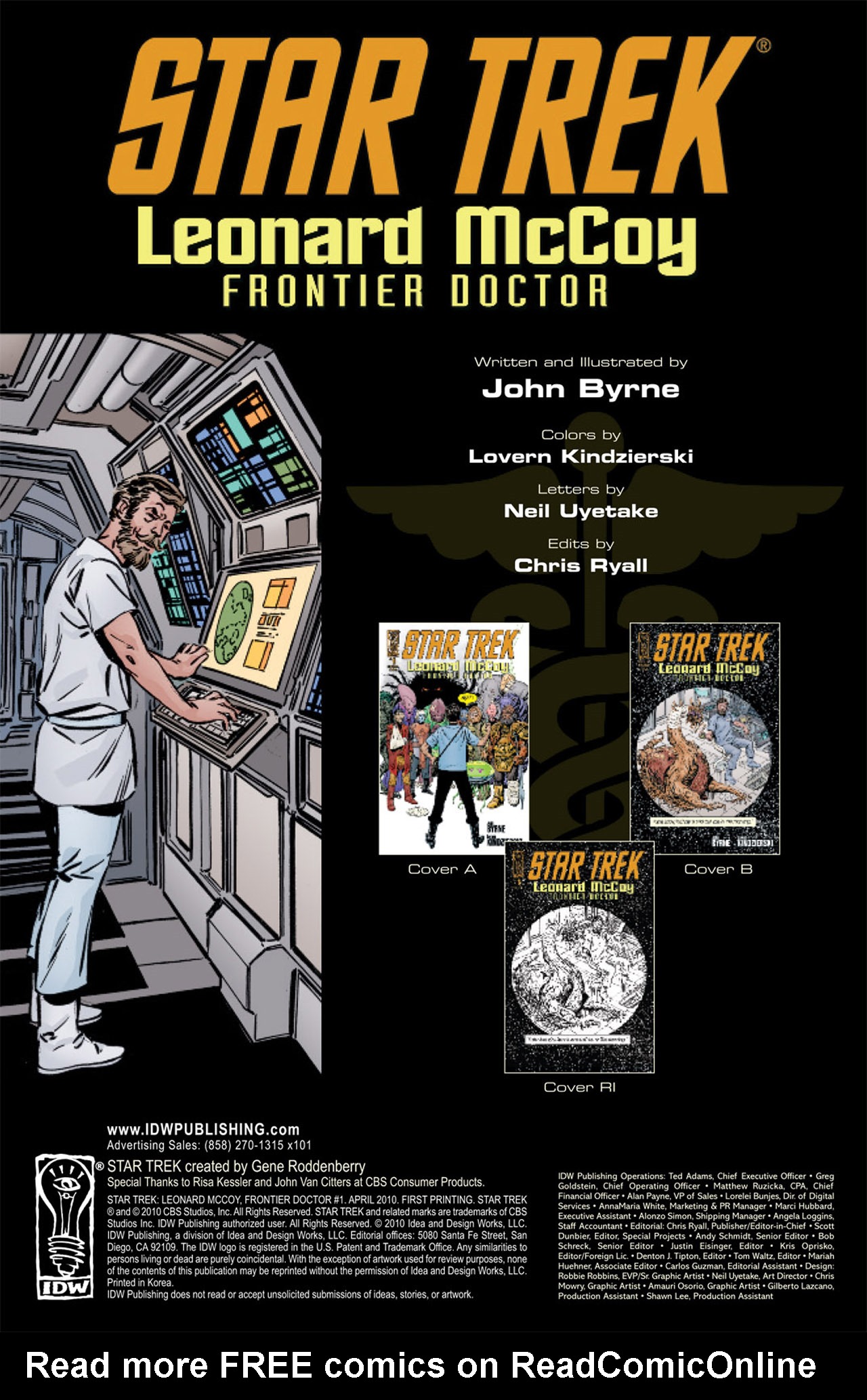 Read online Star Trek: Leonard McCoy, Frontier Doctor comic -  Issue #1 - 4