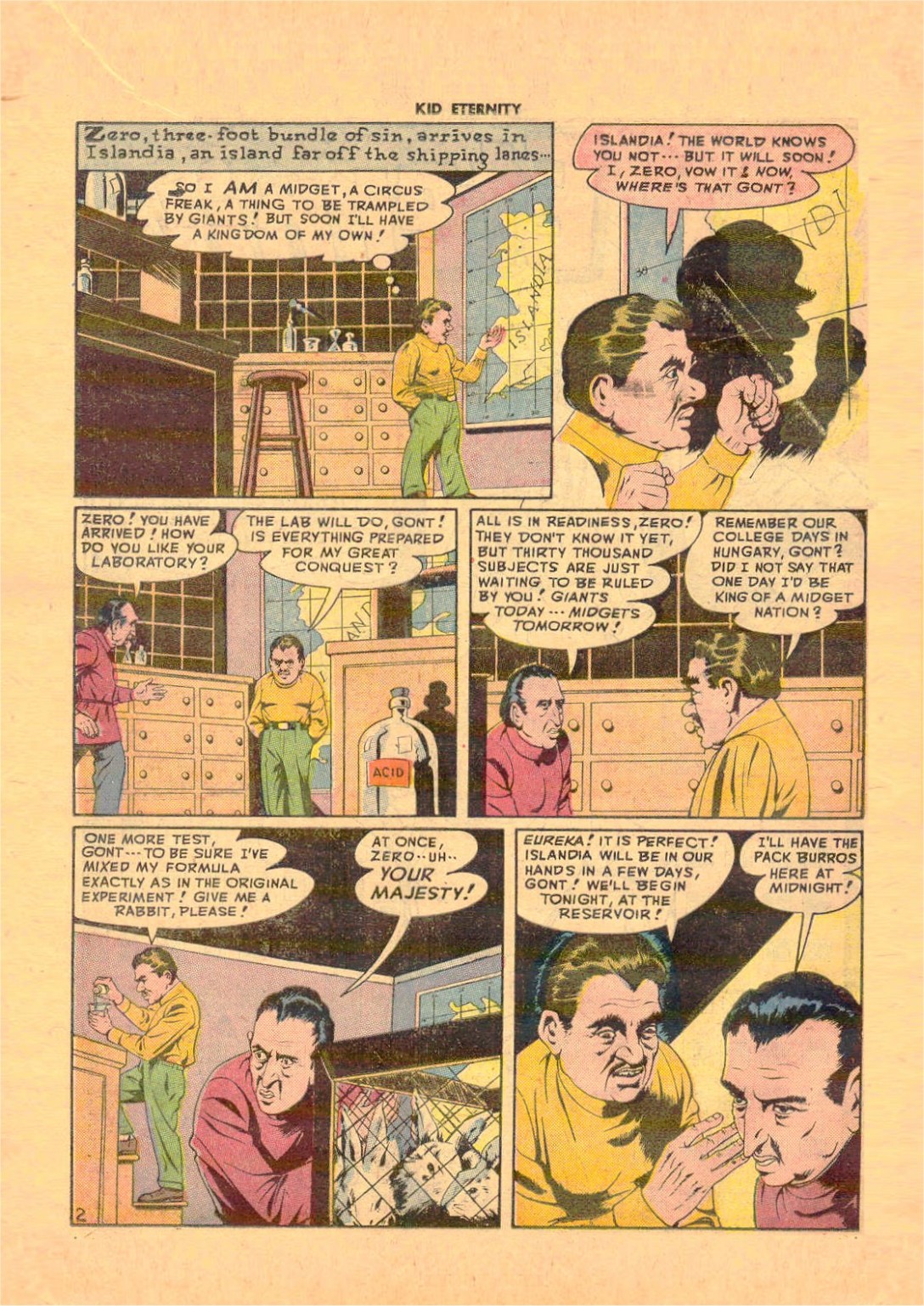 Read online Kid Eternity (1946) comic -  Issue #8 - 16