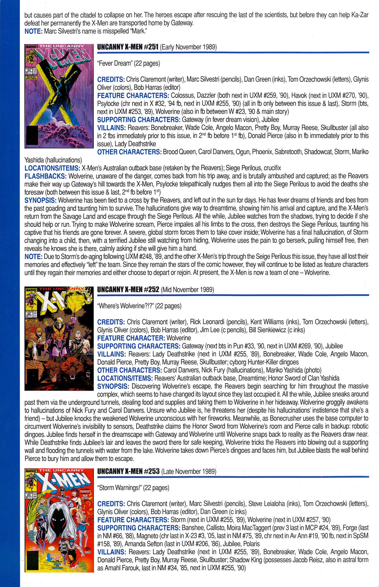 Read online Official Index to the Marvel Universe comic -  Issue #6 - 58
