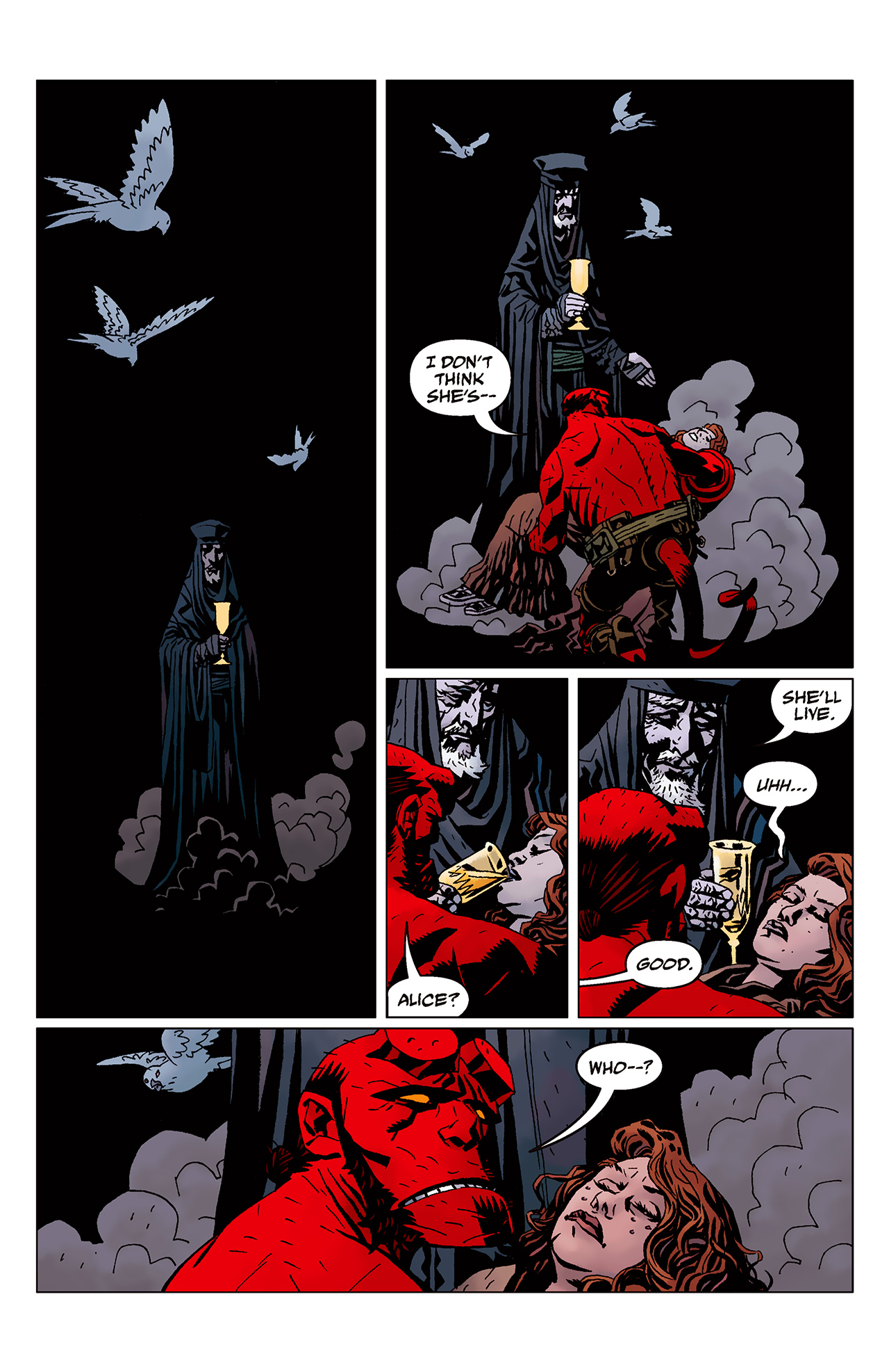 Read online Hellboy: The Wild Hunt comic -  Issue #5 - 16