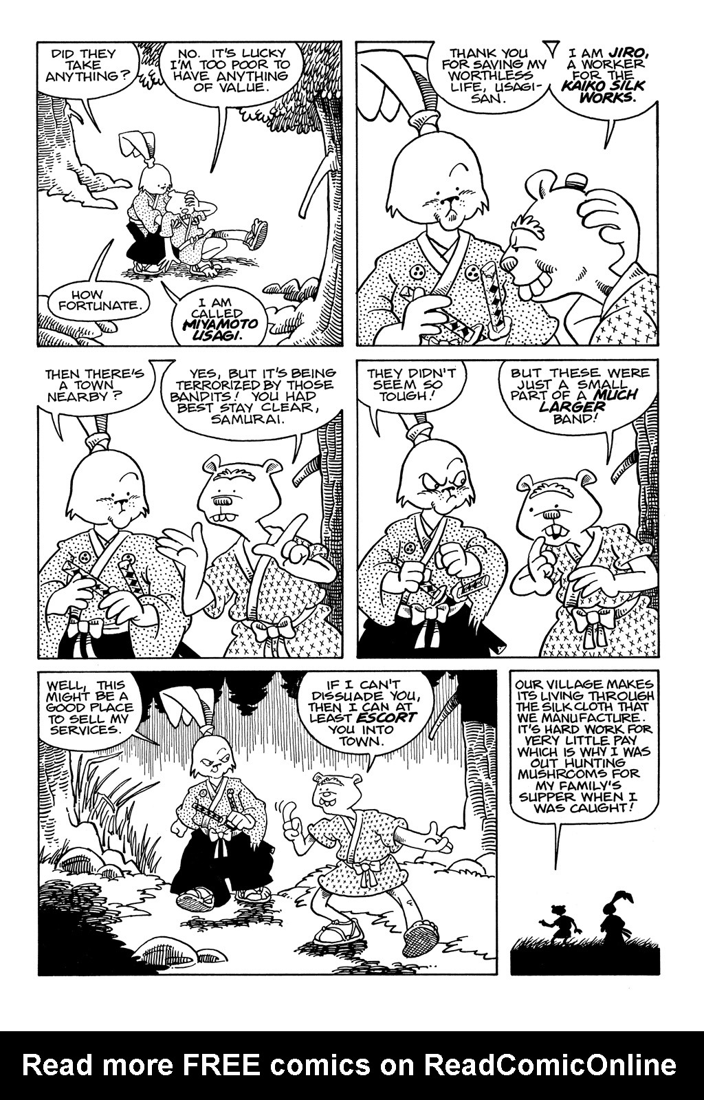 Read online Usagi Yojimbo (1987) comic -  Issue #5 - 5