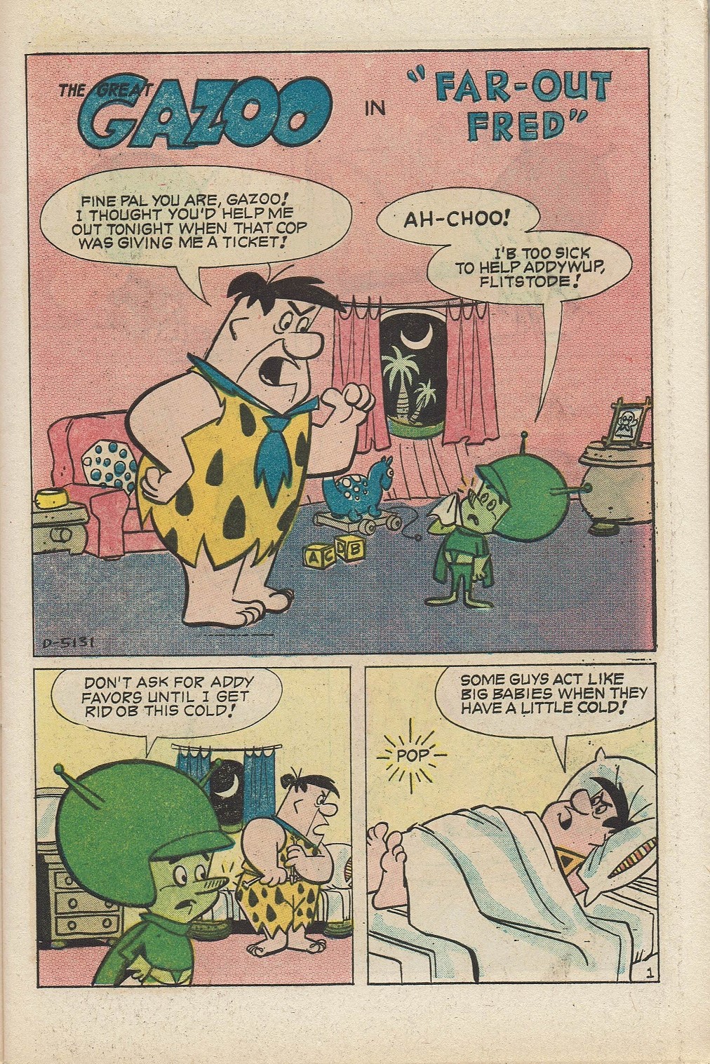 Read online Great Gazoo comic -  Issue #1 - 9