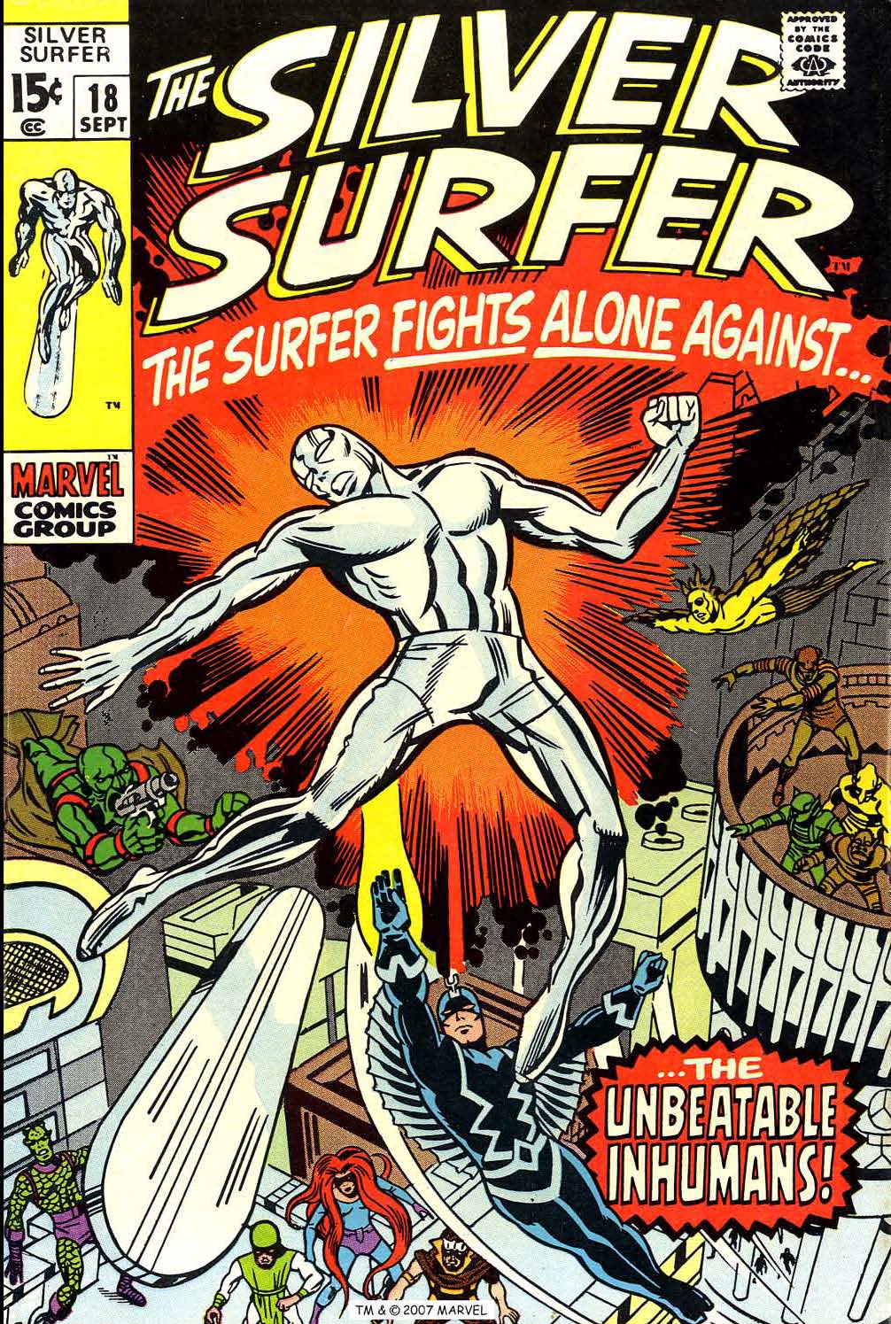 Read online Silver Surfer (1968) comic -  Issue #18 - 1