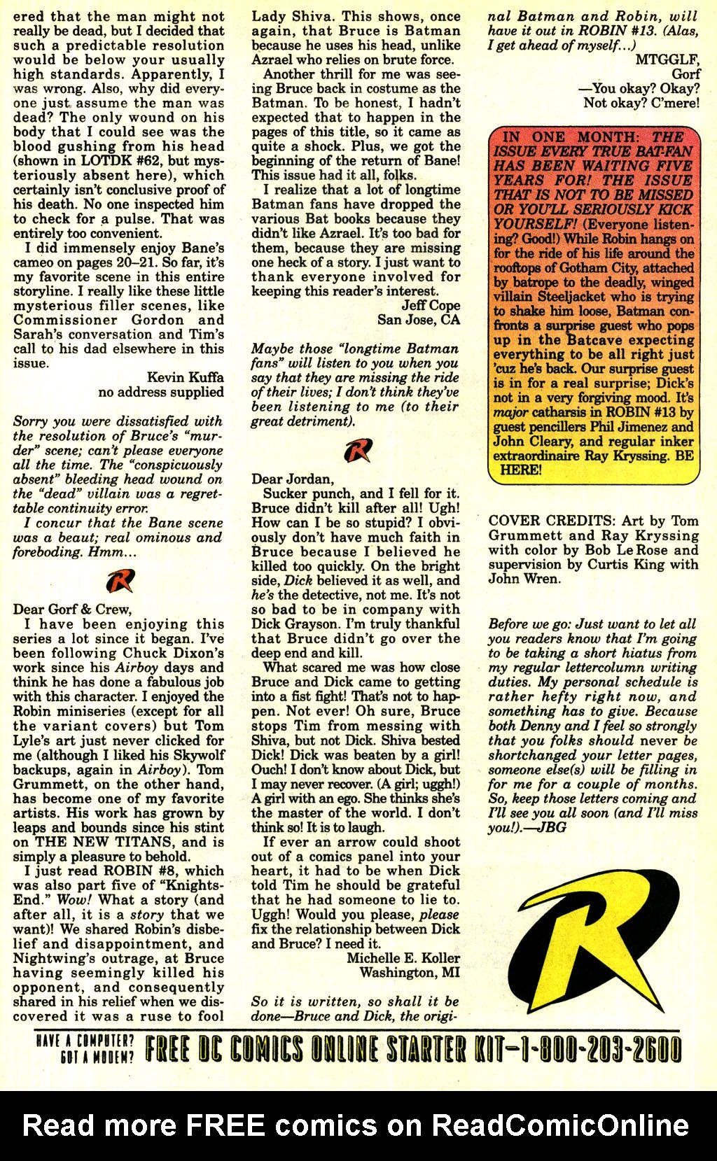 Read online Robin (1993) comic -  Issue #12 - 24