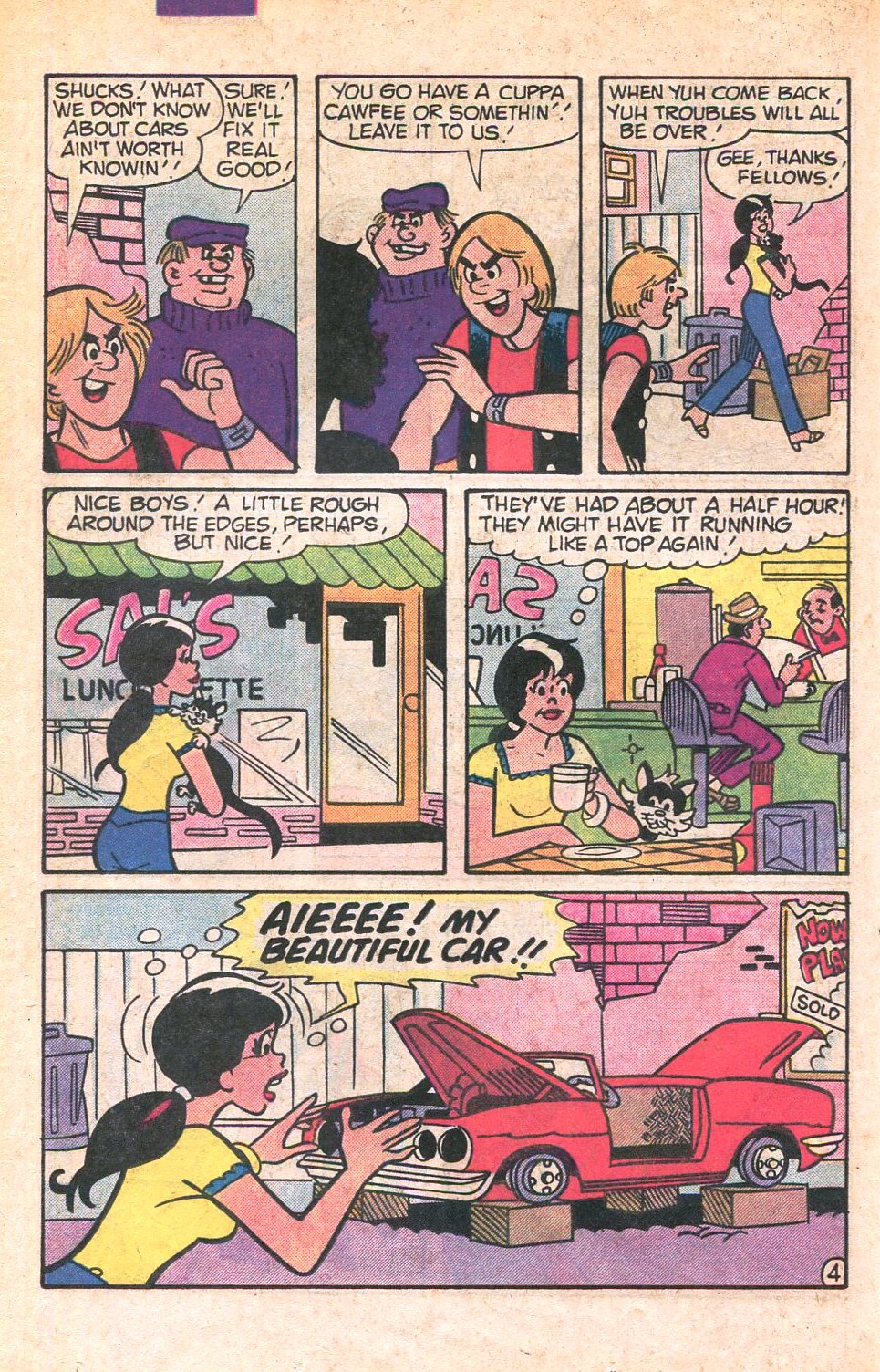 Read online Archie's TV Laugh-Out comic -  Issue #90 - 16