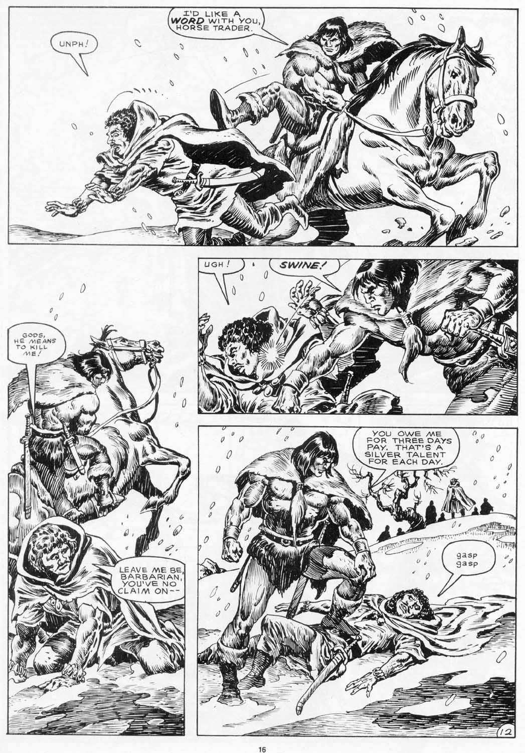 Read online The Savage Sword Of Conan comic -  Issue #155 - 18