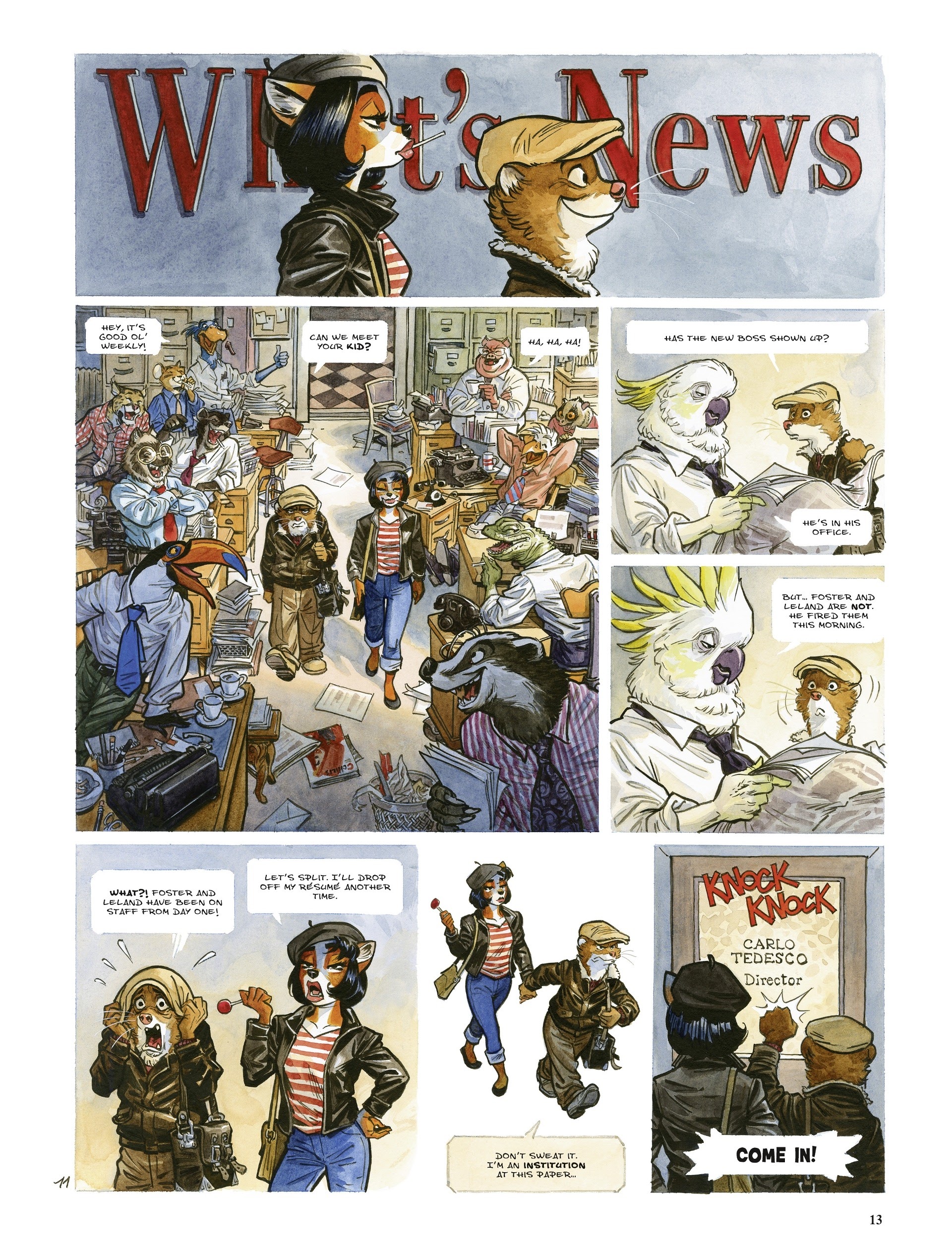 Read online Blacksad: They All Fall Down comic -  Issue #1 - 13