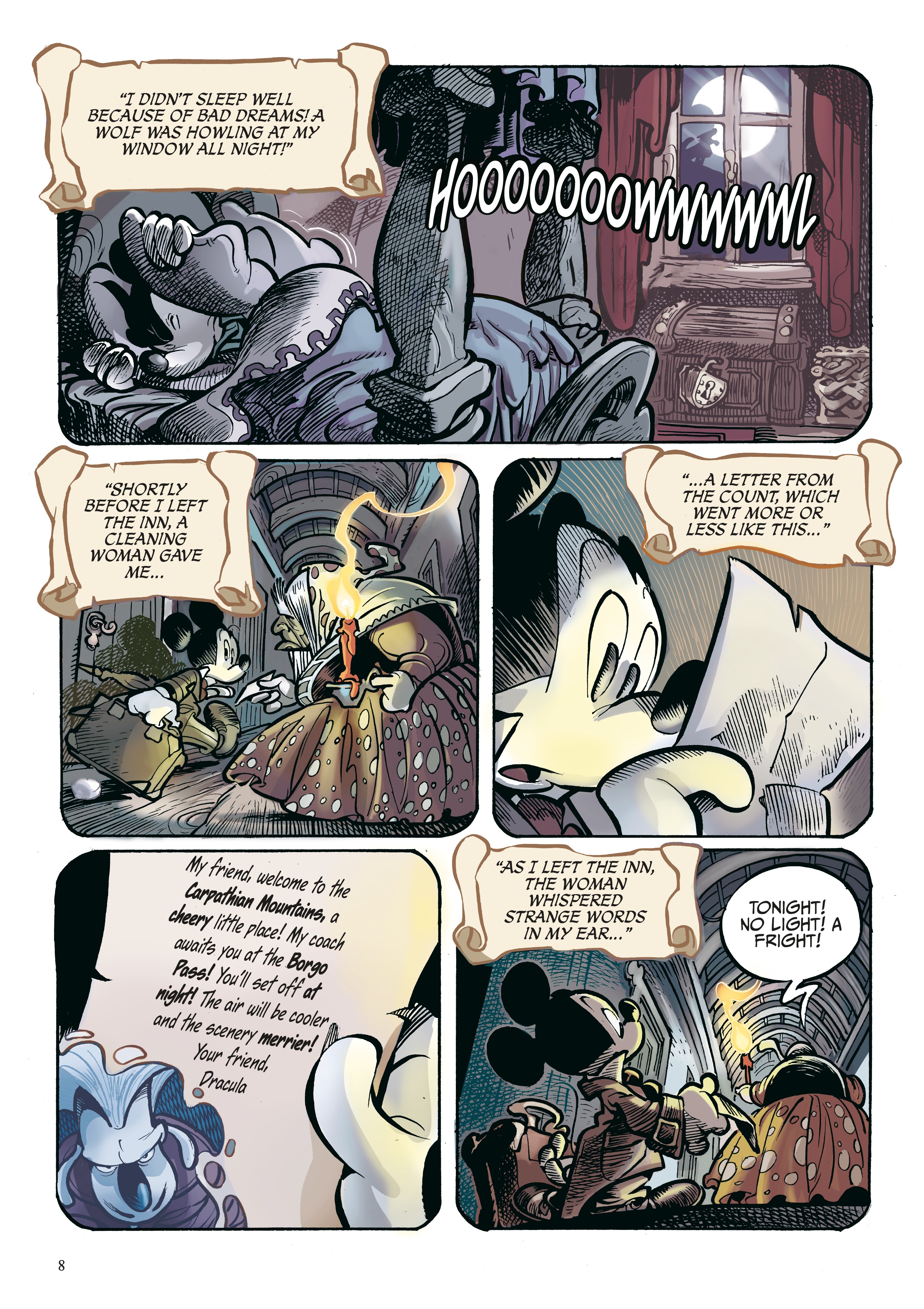 Read online Disney Dracula, Starring Mickey Mouse comic -  Issue # TPB - 8