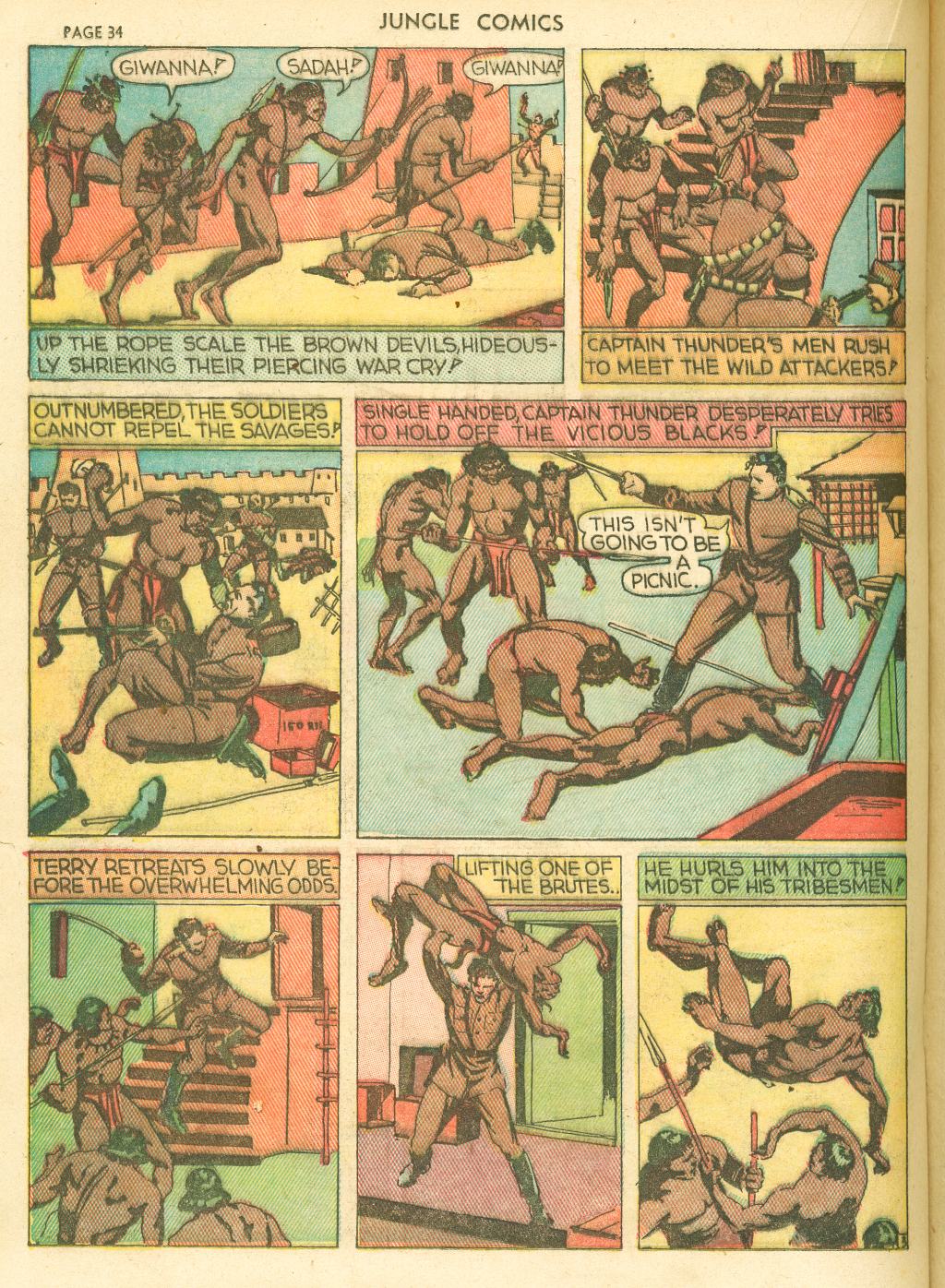 Read online Jungle Comics comic -  Issue #4 - 37