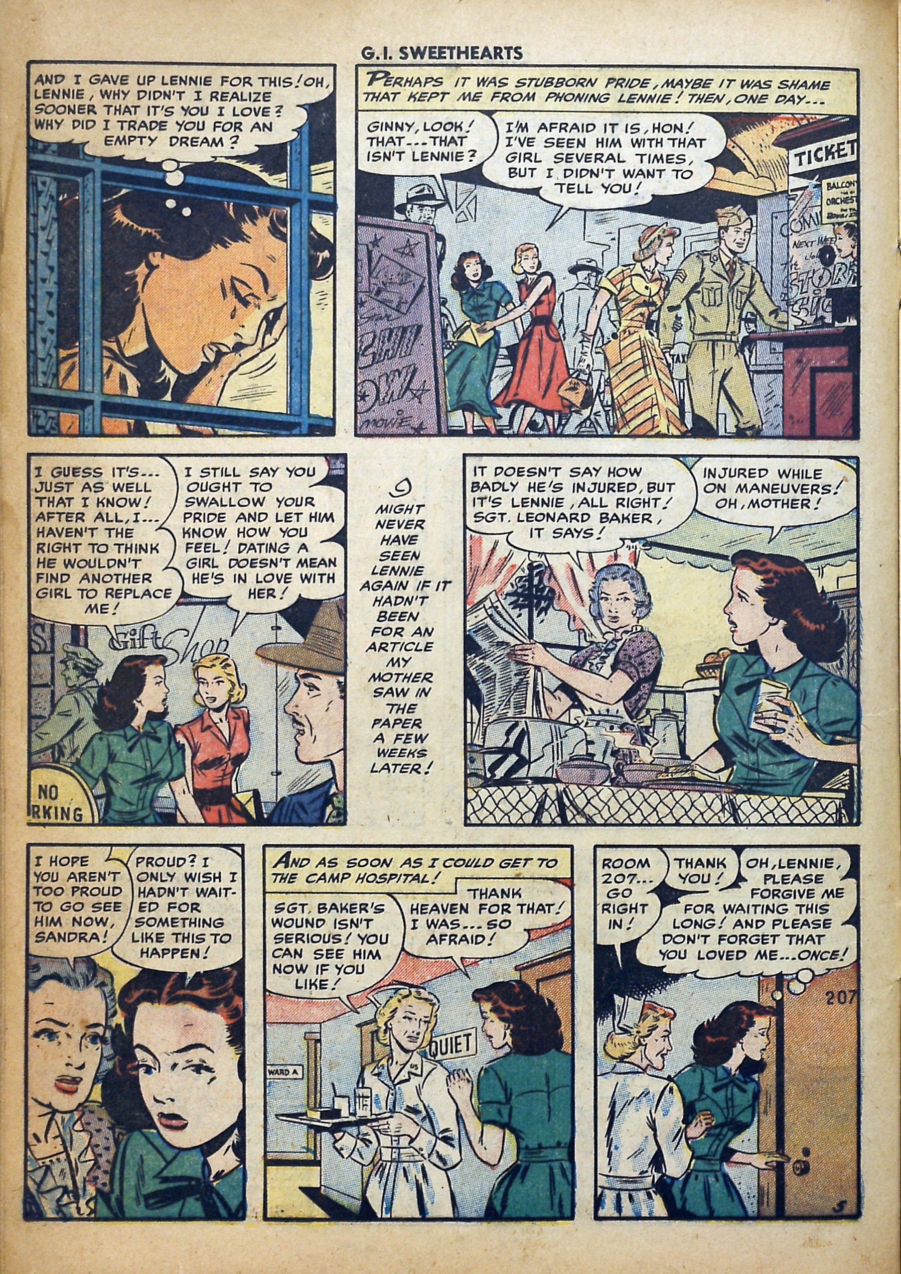 Read online G.I. Sweethearts comic -  Issue #43 - 16