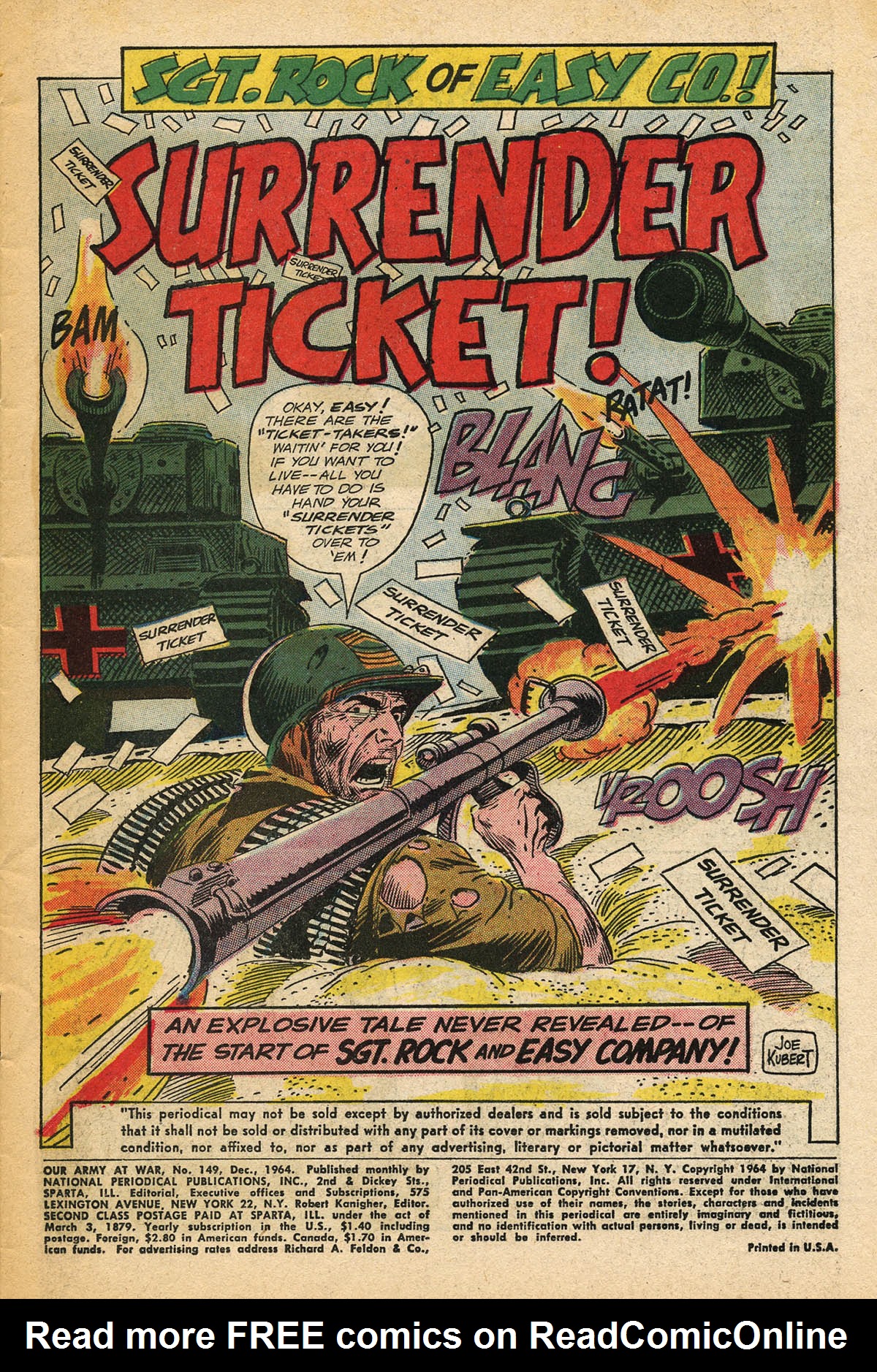 Read online Our Army at War (1952) comic -  Issue #149 - 3