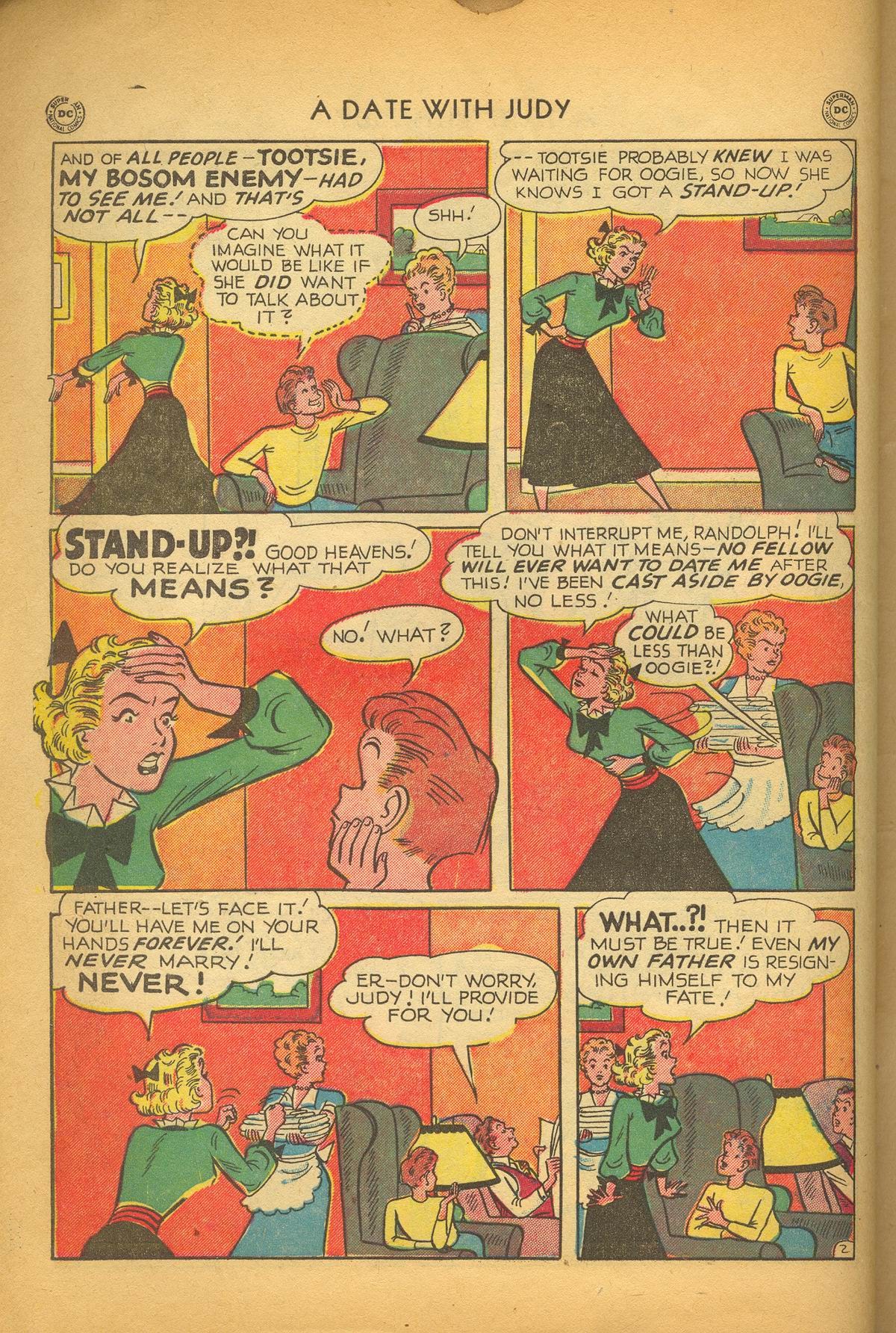 Read online A Date with Judy comic -  Issue #17 - 14
