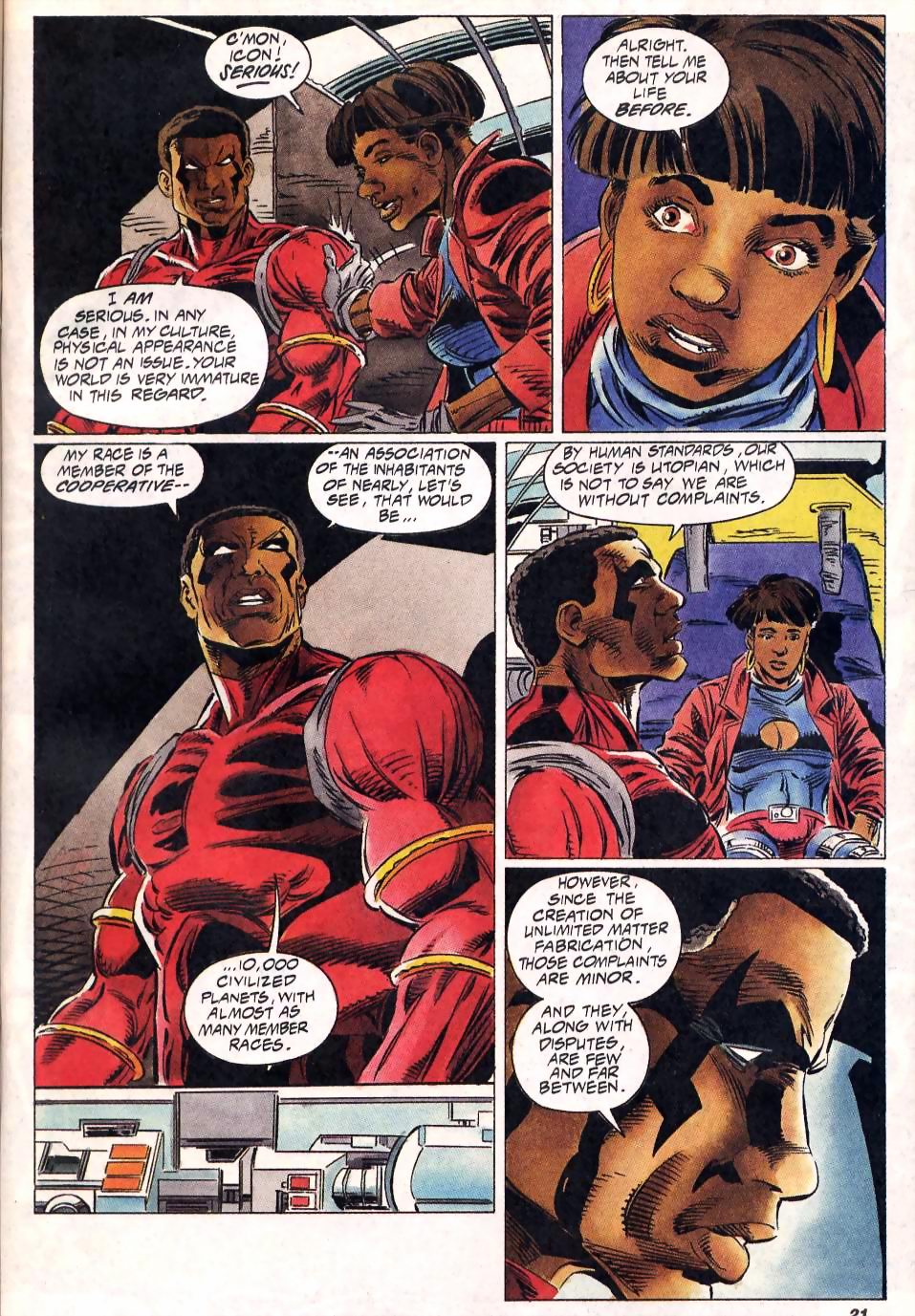 Read online Icon comic -  Issue #8 - 16