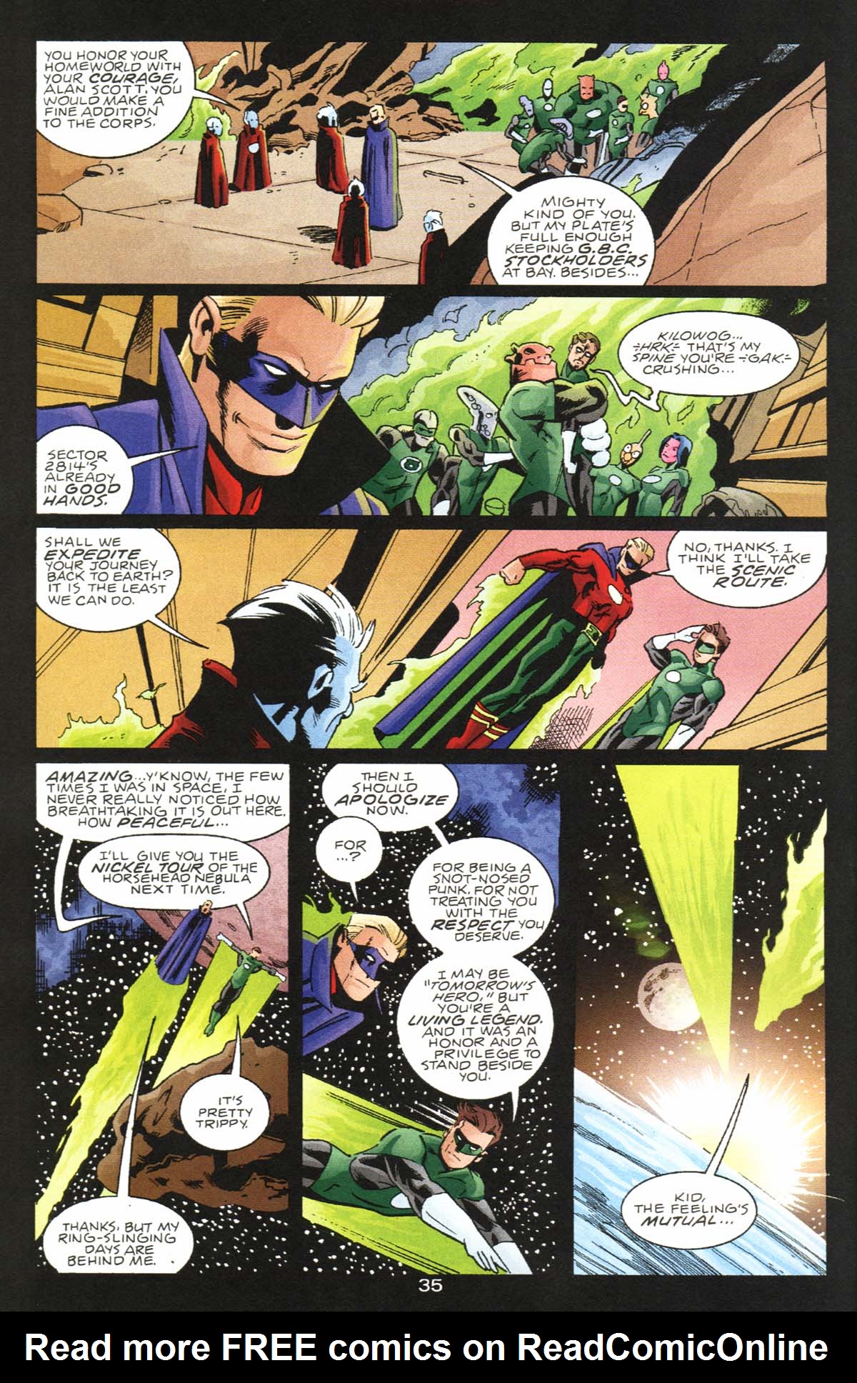 Read online DC First: Green Lantern/Green Lantern comic -  Issue # Full - 38