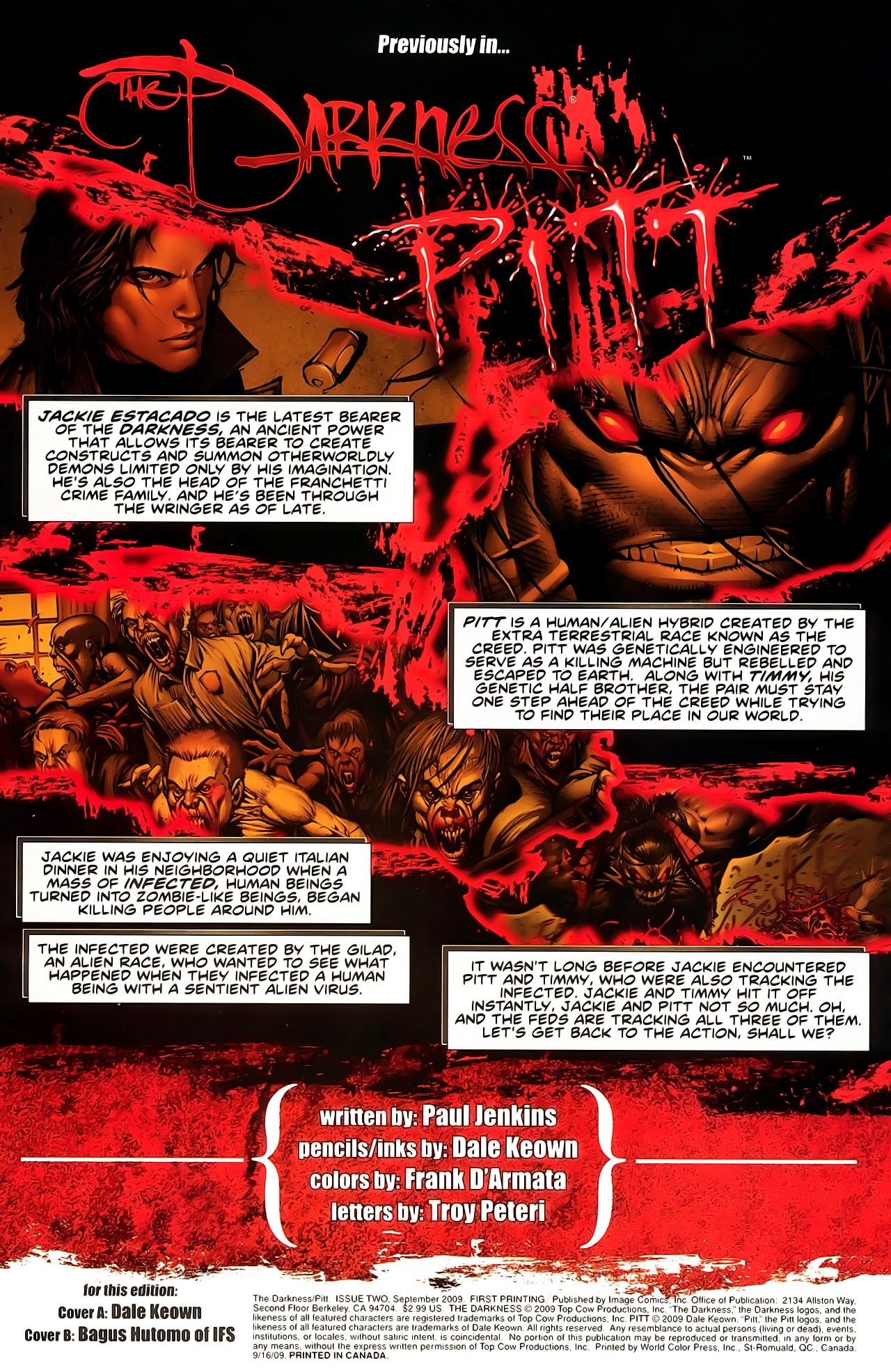 Read online The Darkness/Pitt comic -  Issue #2 - 3