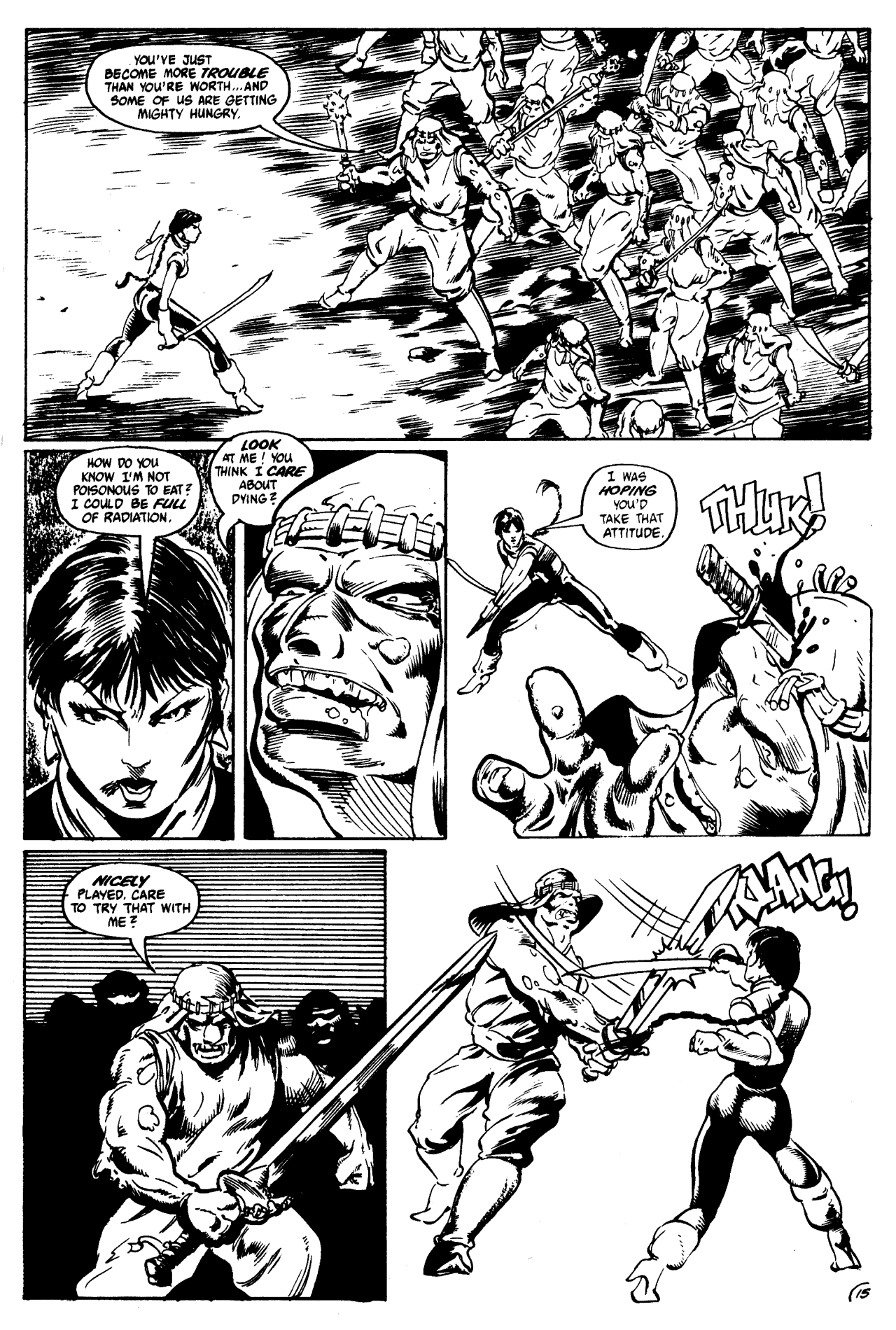 Read online Solo Ex-Mutants comic -  Issue #3 - 17