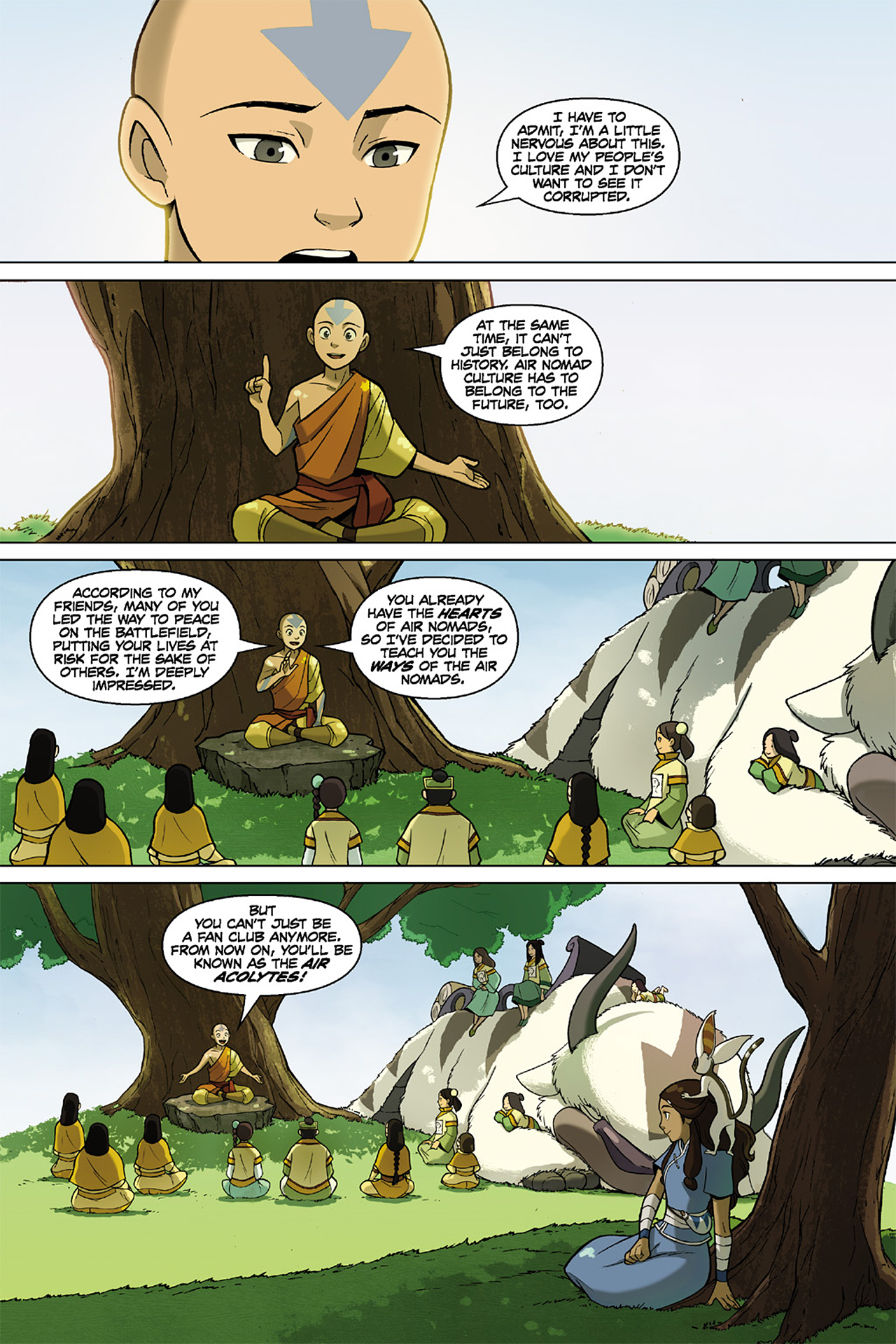 Read online Nickelodeon Avatar: The Last Airbender - The Promise comic -  Issue # Part 3 - 74