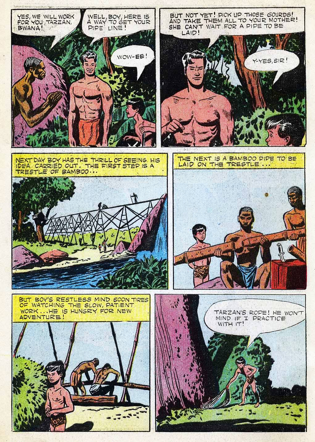 Read online Tarzan (1948) comic -  Issue #4 - 4