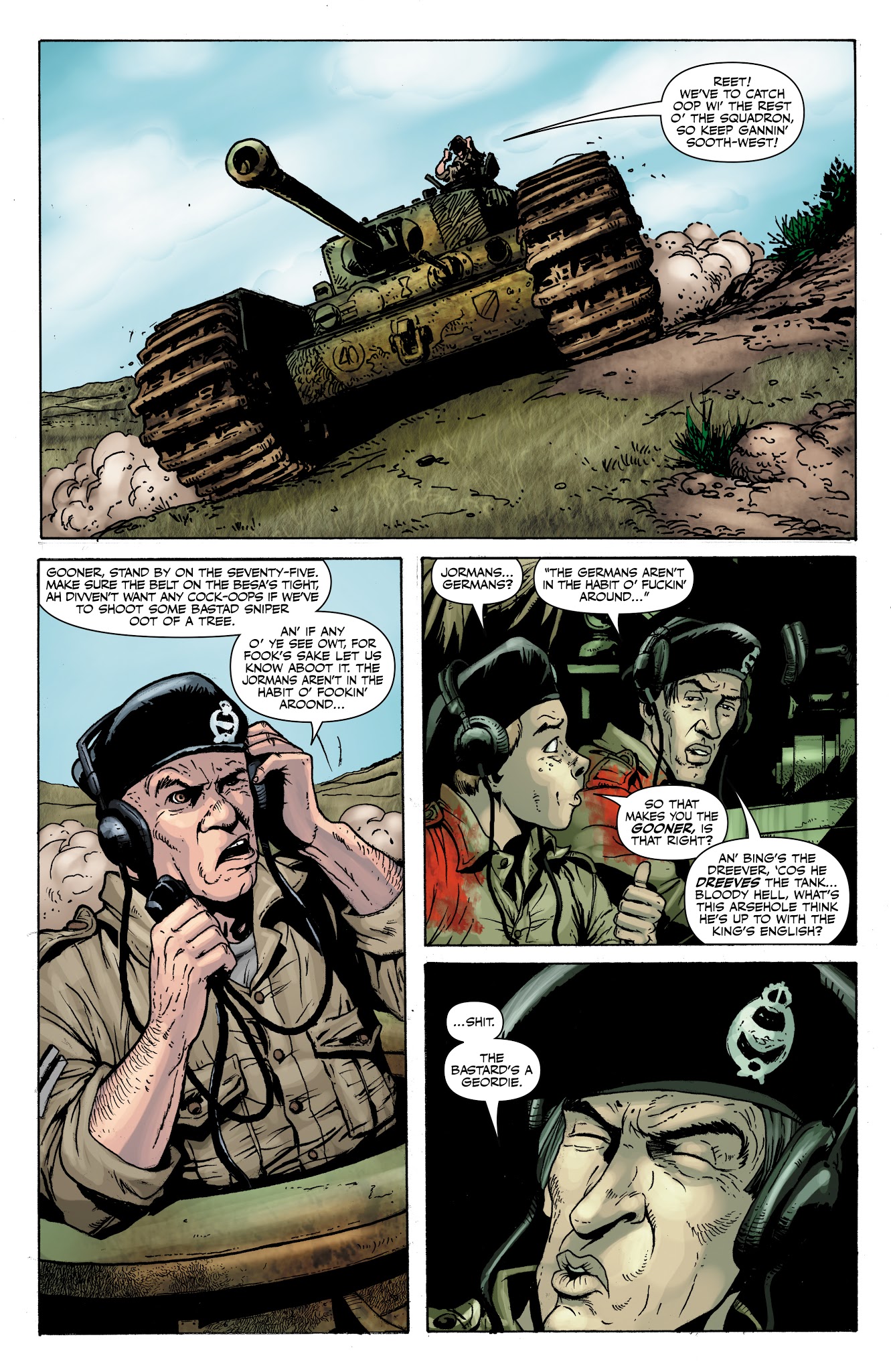 Read online Battlefields: The Tankies comic -  Issue # TPB - 13