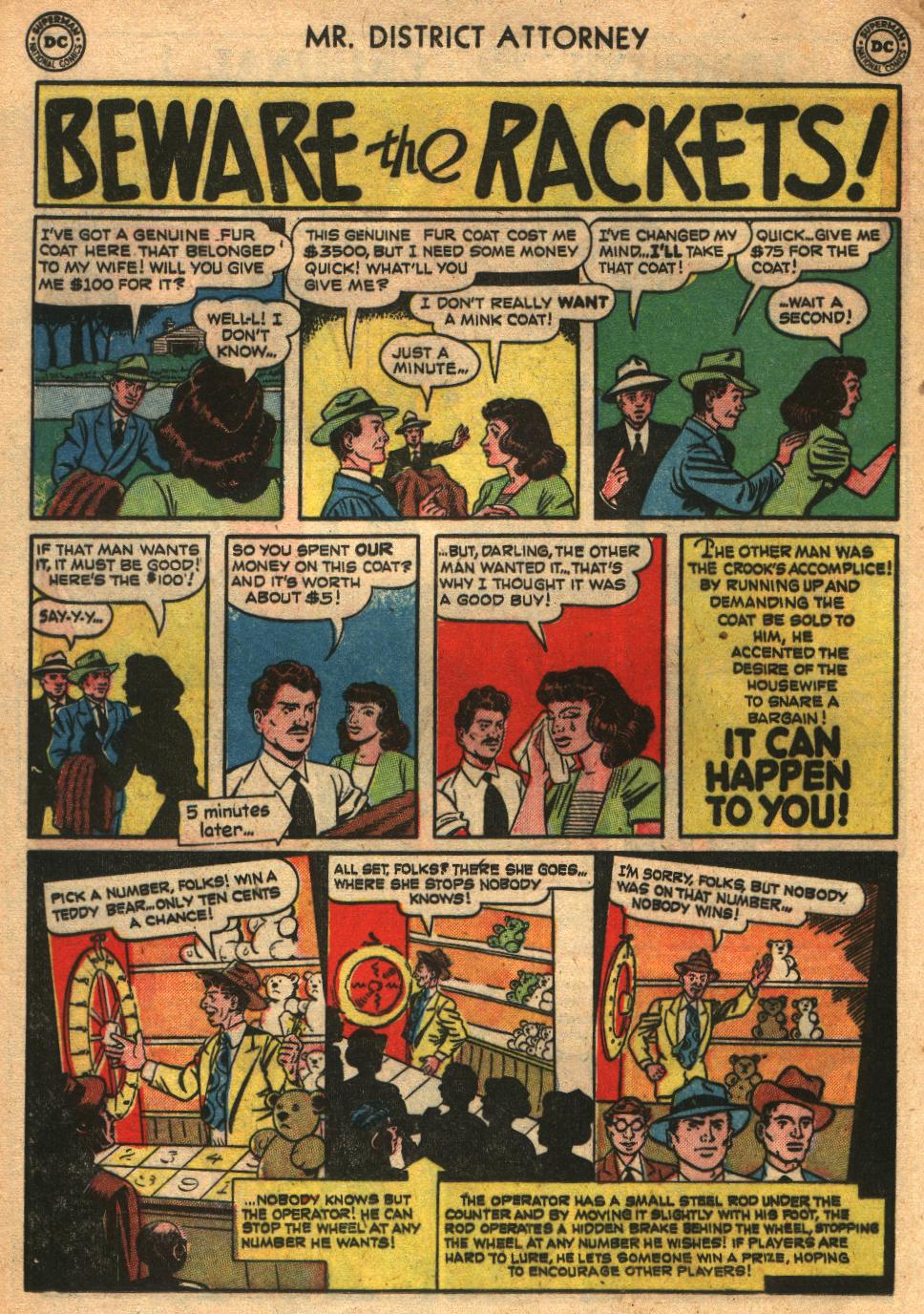 Read online Mr. District Attorney comic -  Issue #26 - 24