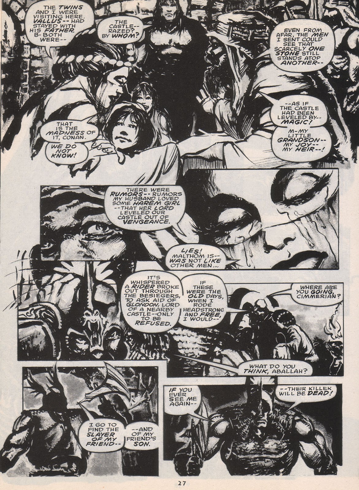 The Savage Sword Of Conan issue 222 - Page 28