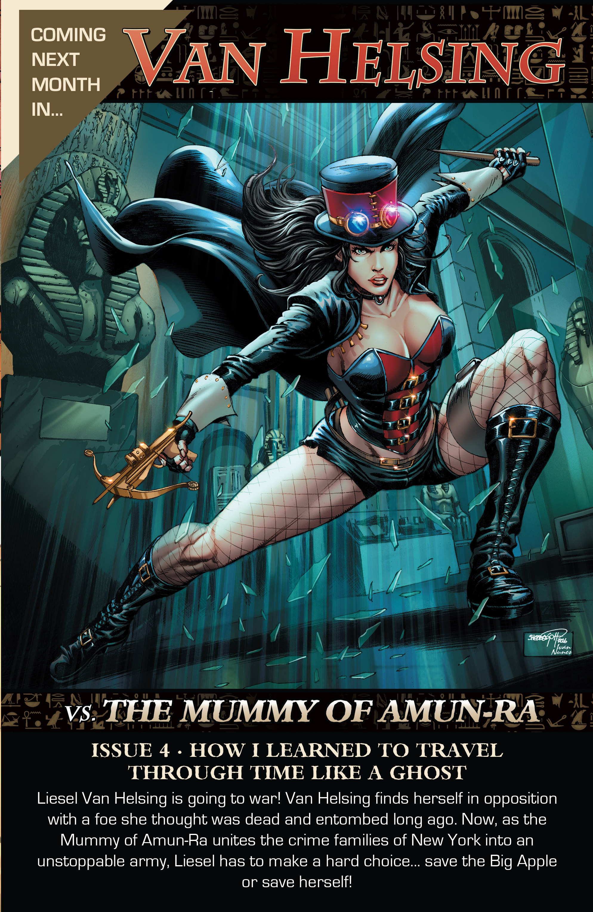 Read online Van Helsing vs The Mummy of Amun-Ra comic -  Issue #3 - 25