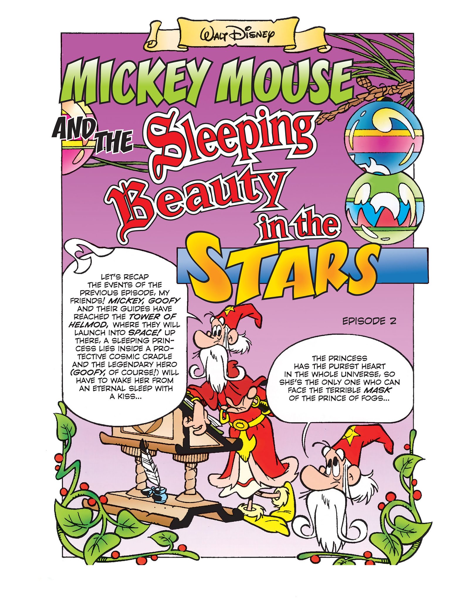 Read online Mickey Mouse and the Sleeping Beauty in the Stars comic -  Issue #2 - 2