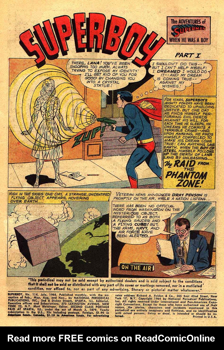 Read online Superboy (1949) comic -  Issue #114 - 2