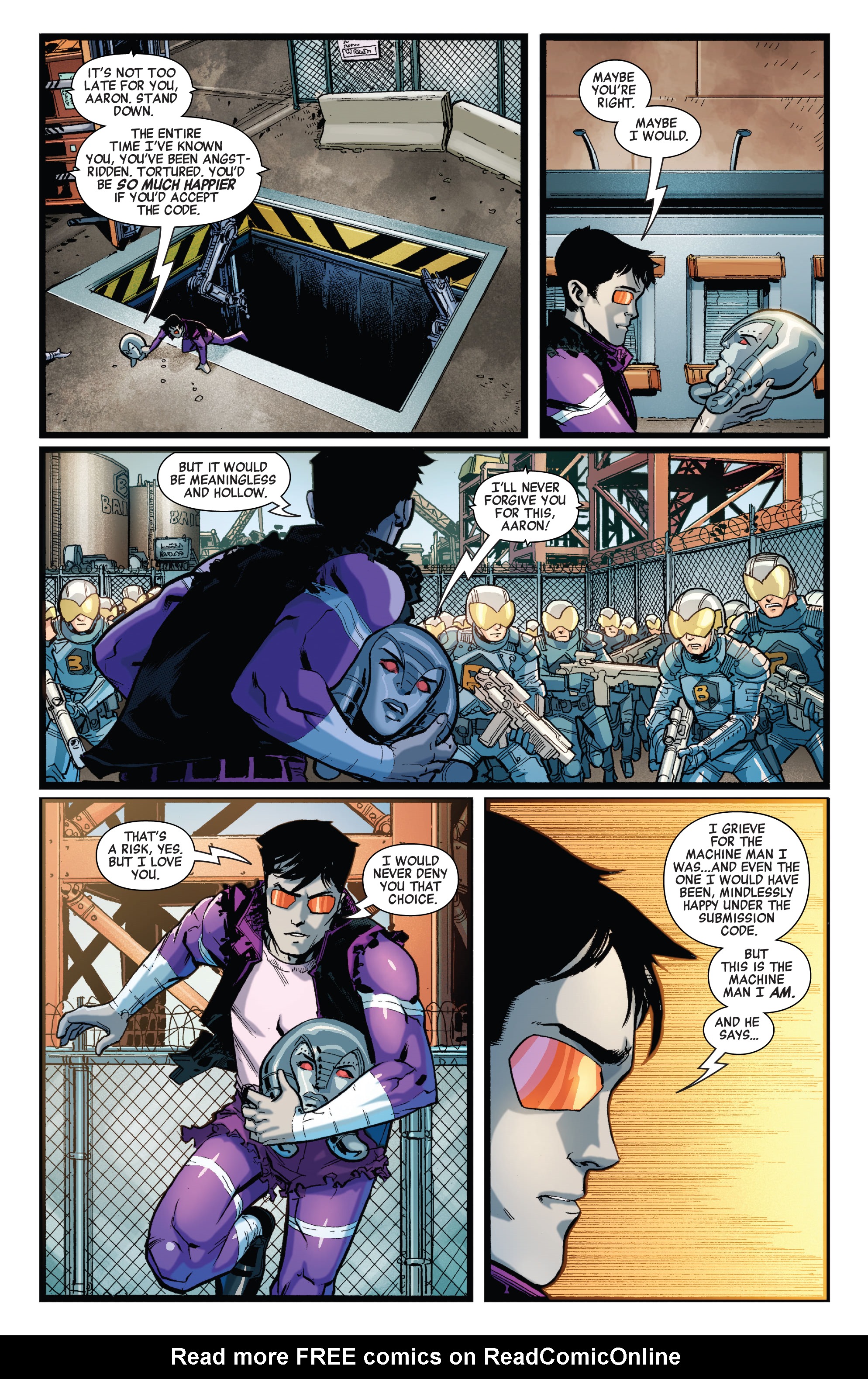 Read online 2020 Machine Man comic -  Issue #2 - 21