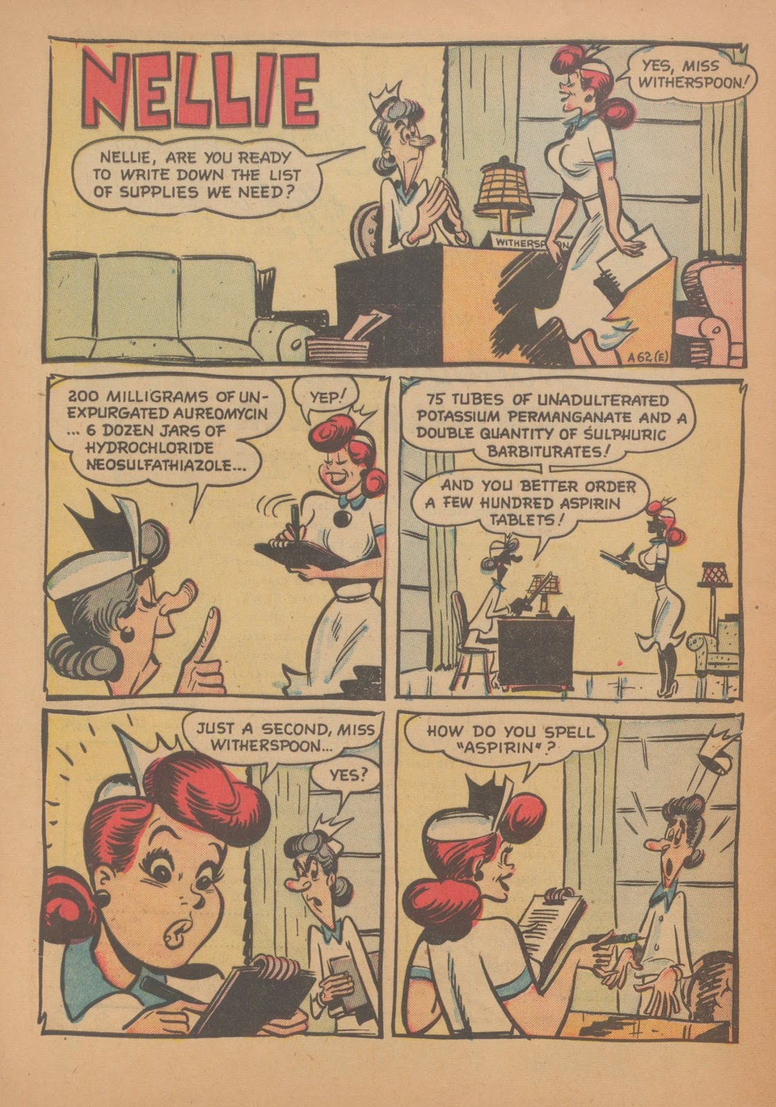 Read online Nellie The Nurse (1945) comic -  Issue #35 - 28