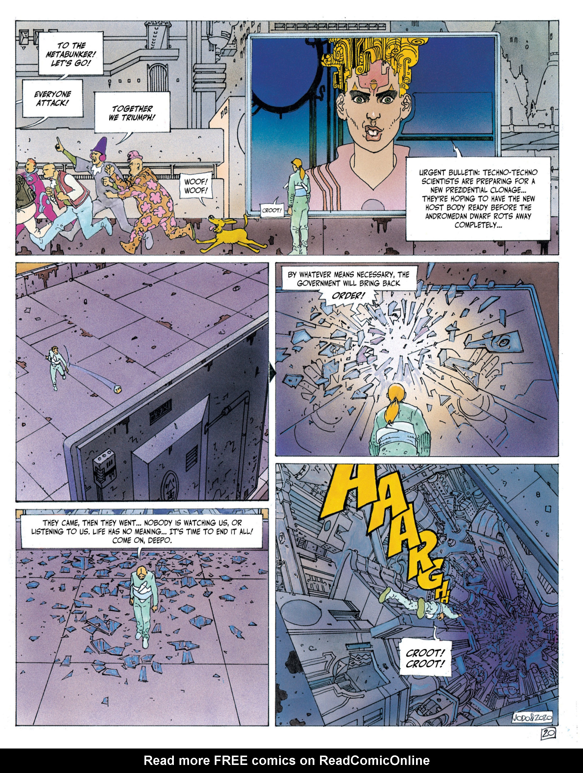 Read online Before the Incal comic -  Issue #1 - 23