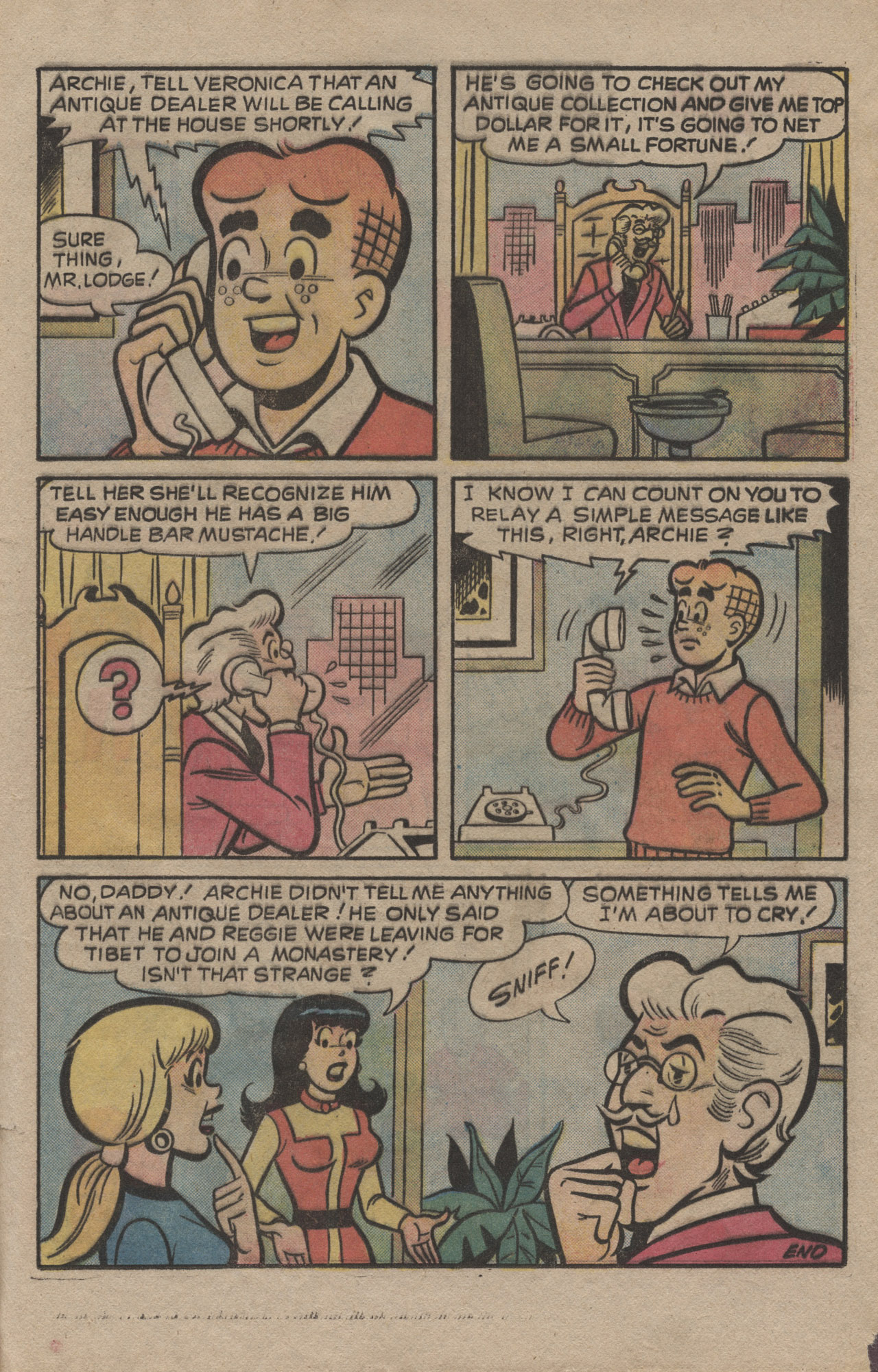 Read online Reggie and Me (1966) comic -  Issue #86 - 17