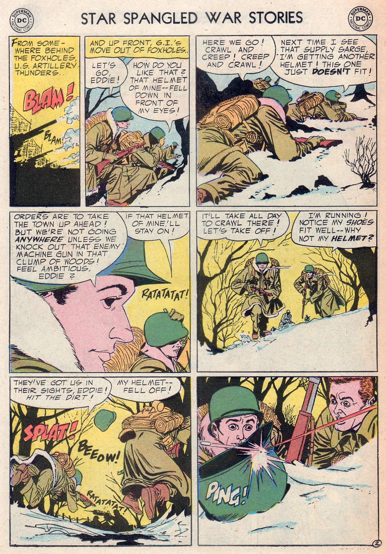 Read online Star Spangled War Stories (1952) comic -  Issue #33 - 14