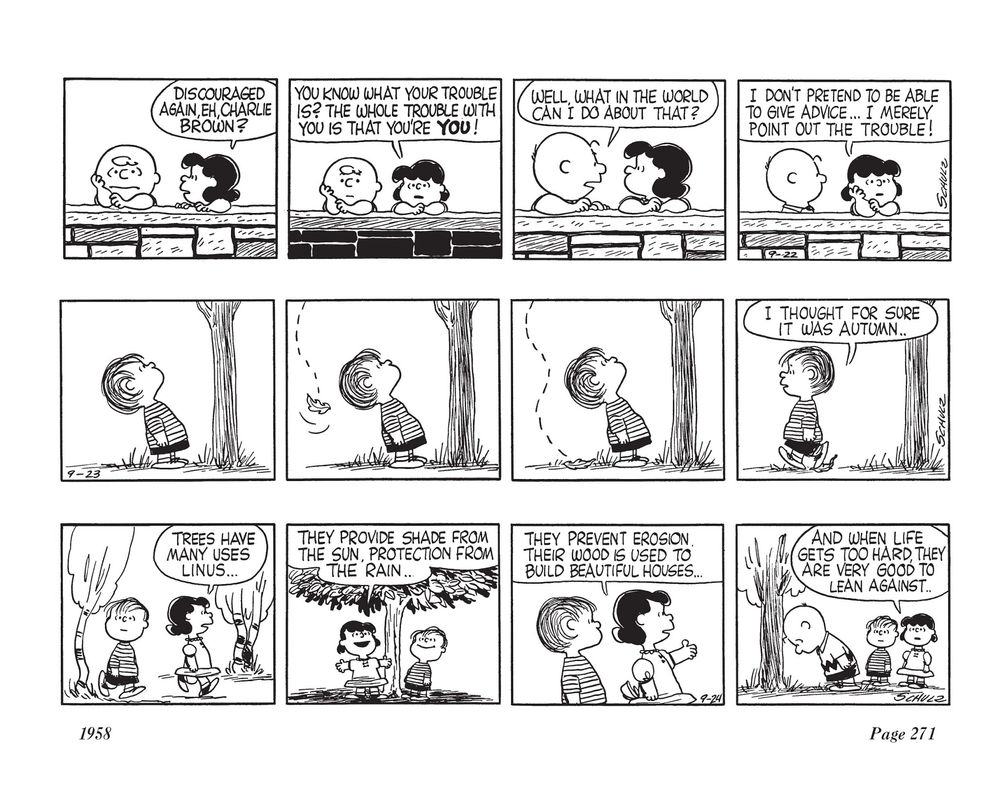 Read online The Complete Peanuts comic -  Issue # TPB 4 - 285
