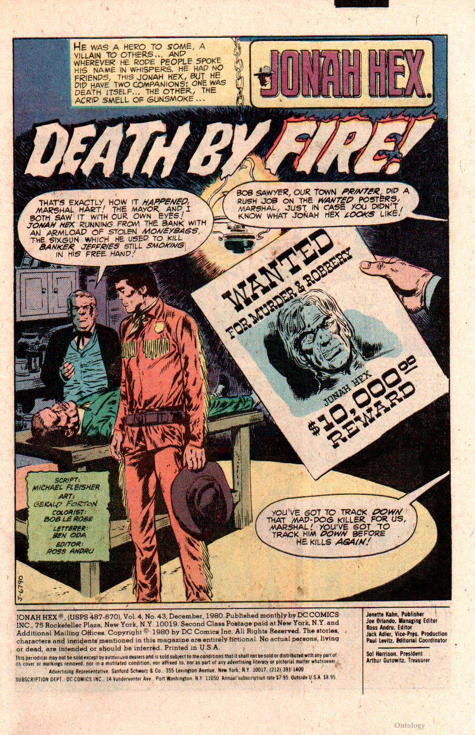 Read online Jonah Hex (1977) comic -  Issue #43 - 3