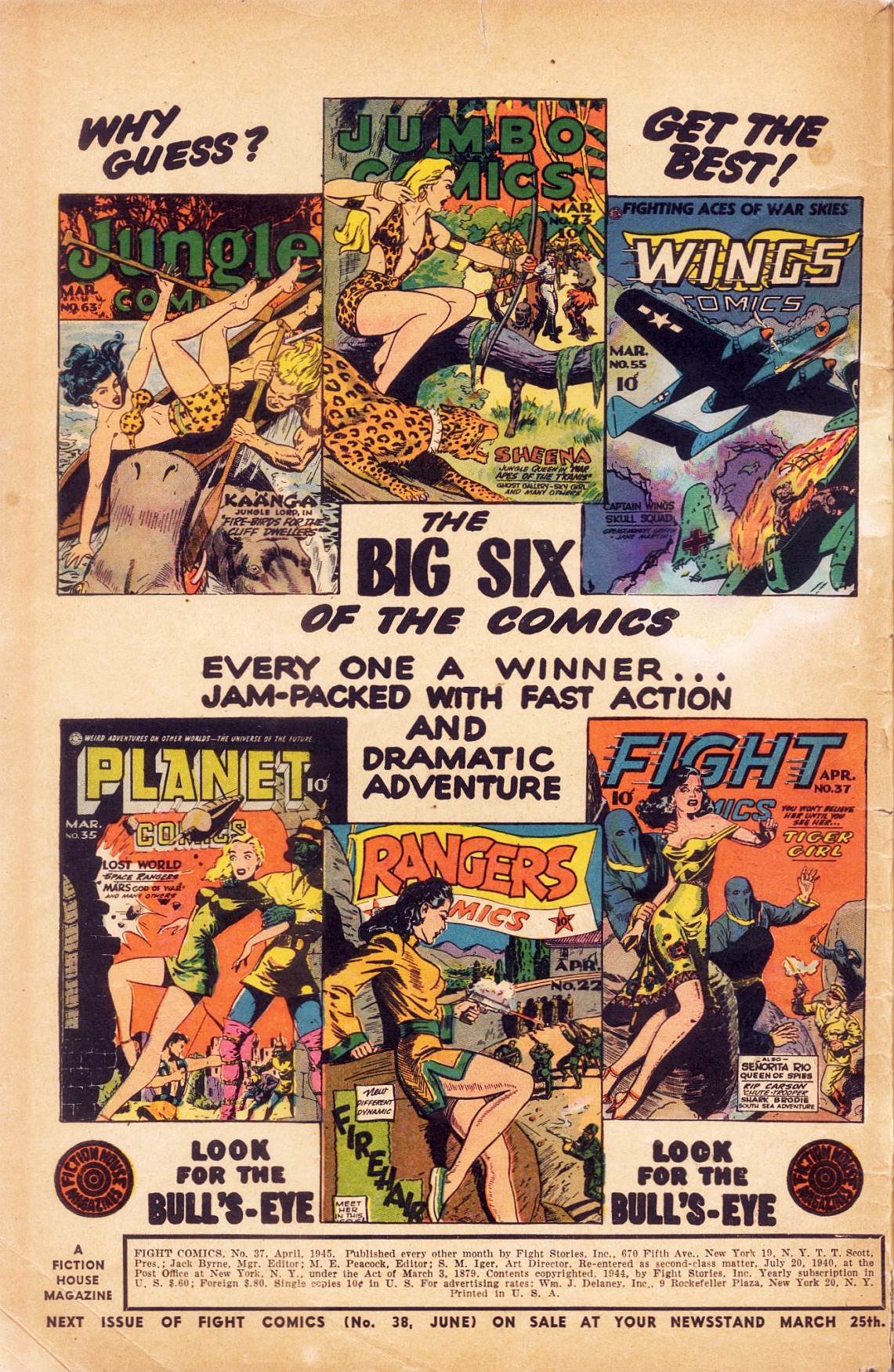 Read online Fight Comics comic -  Issue #37 - 2