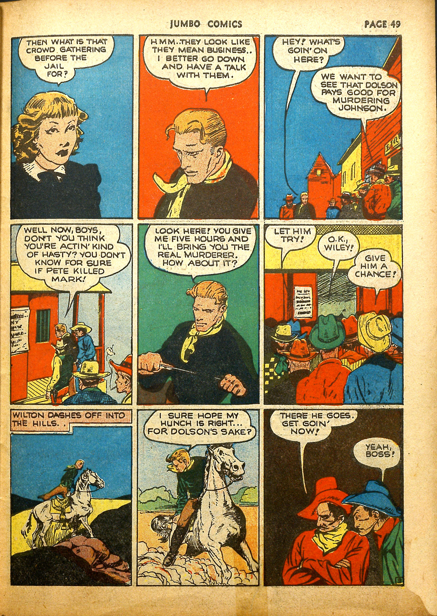 Read online Jumbo Comics comic -  Issue #23 - 51