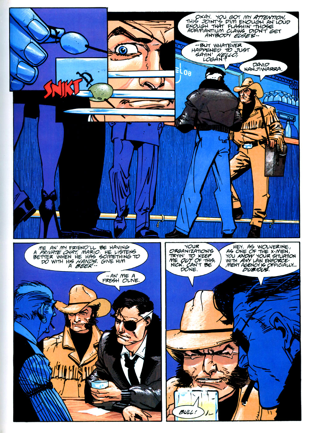 Read online Marvel Graphic Novel comic -  Issue #50 - Wolverine & Nick Fury - The Scorpio Connection - 20