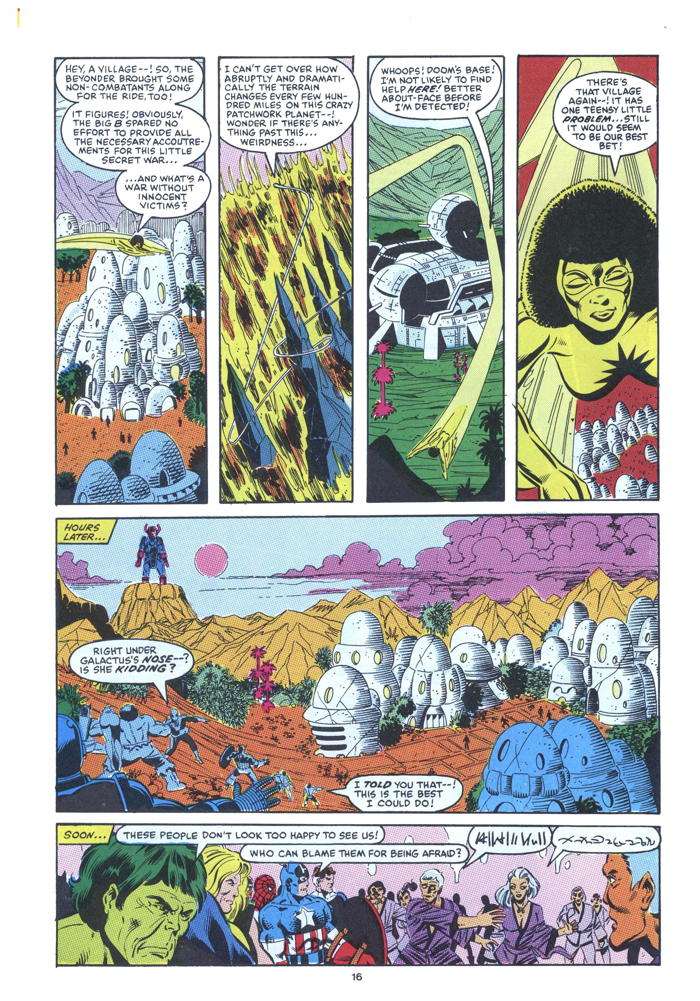 Read online Secret Wars (1985) comic -  Issue #7 - 16