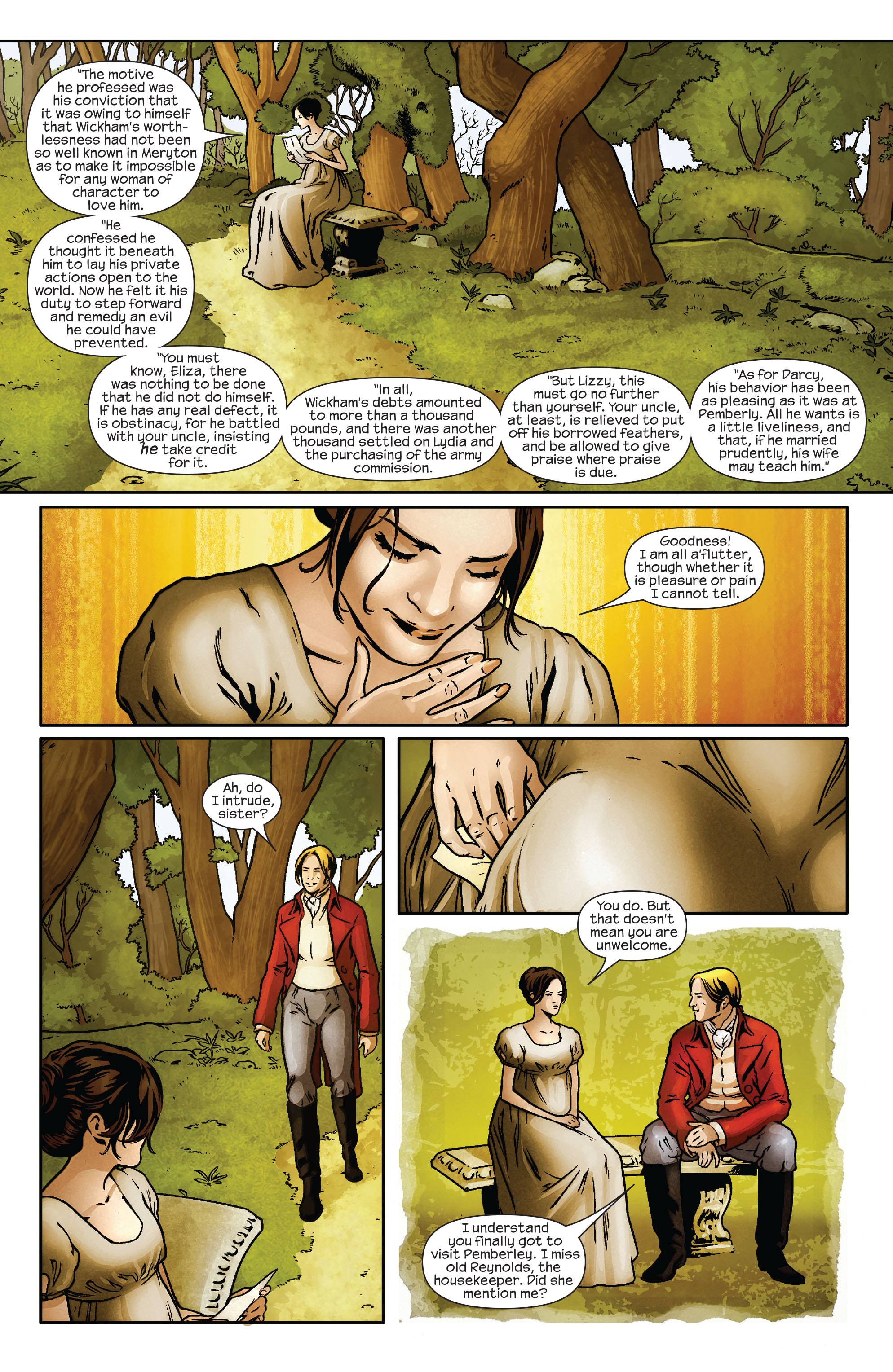 Read online Pride & Prejudice (2009) comic -  Issue #5 - 13