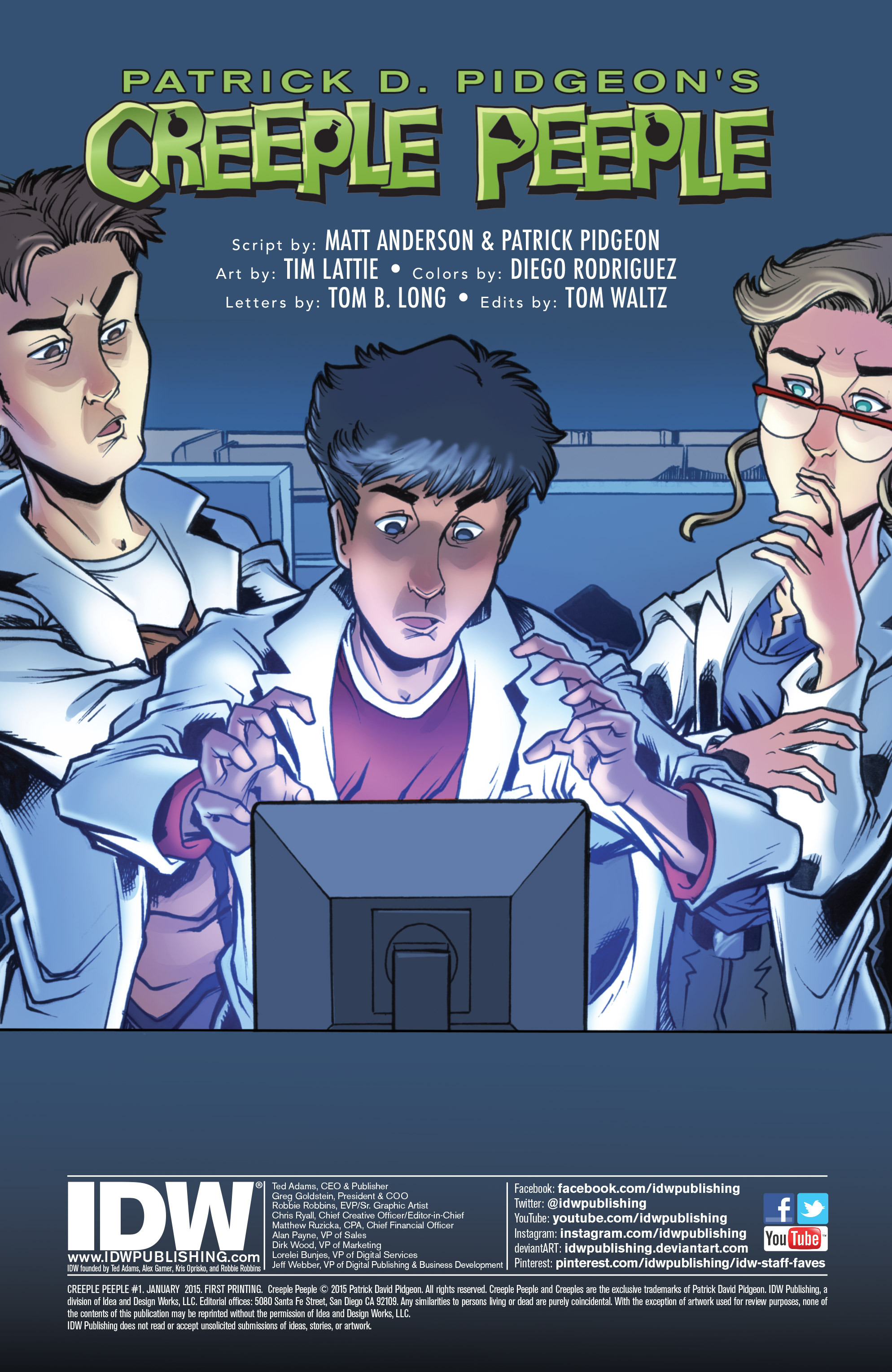 Read online Creeple Peeple comic -  Issue #1 - 2