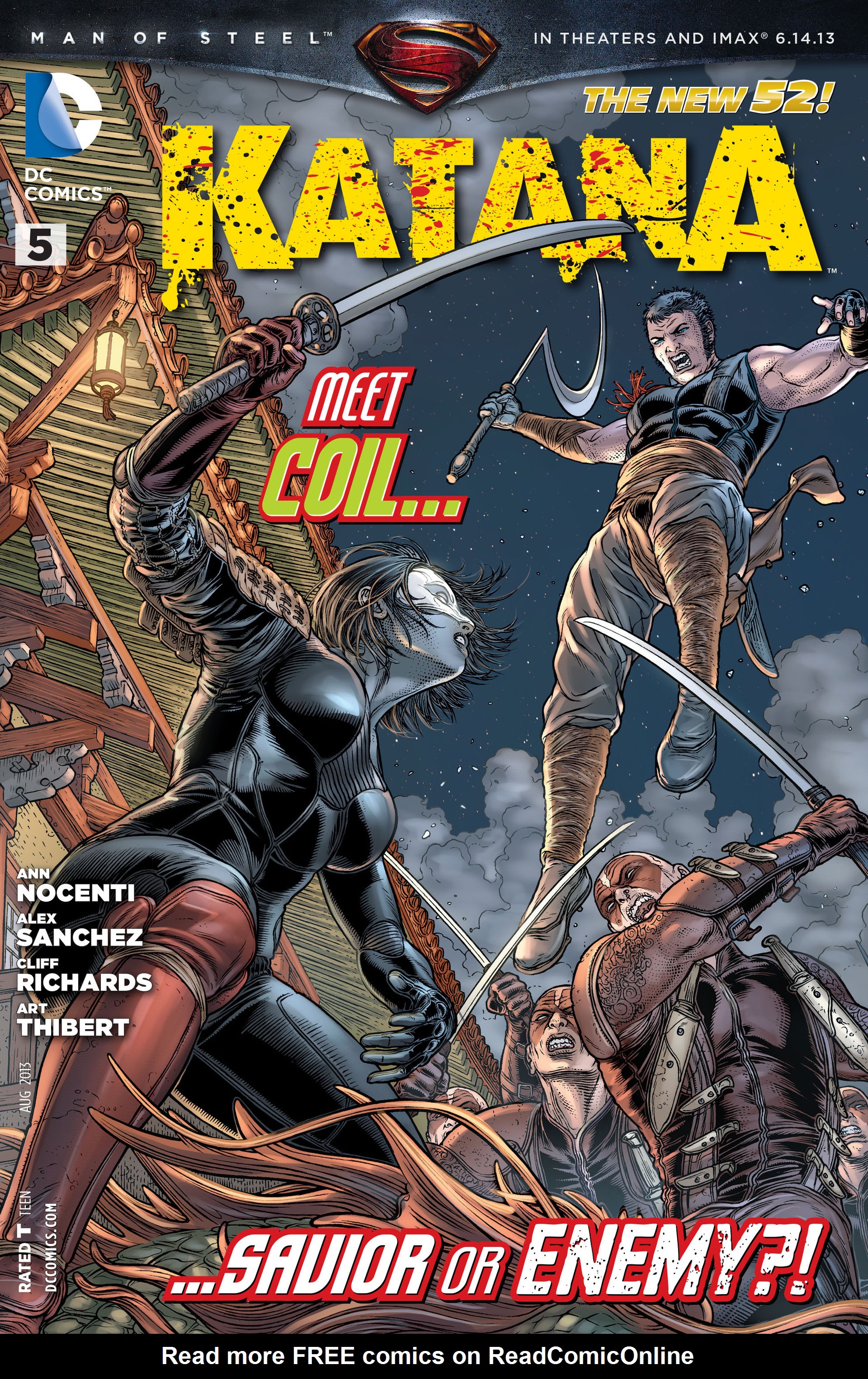 Read online Katana comic -  Issue #5 - 1