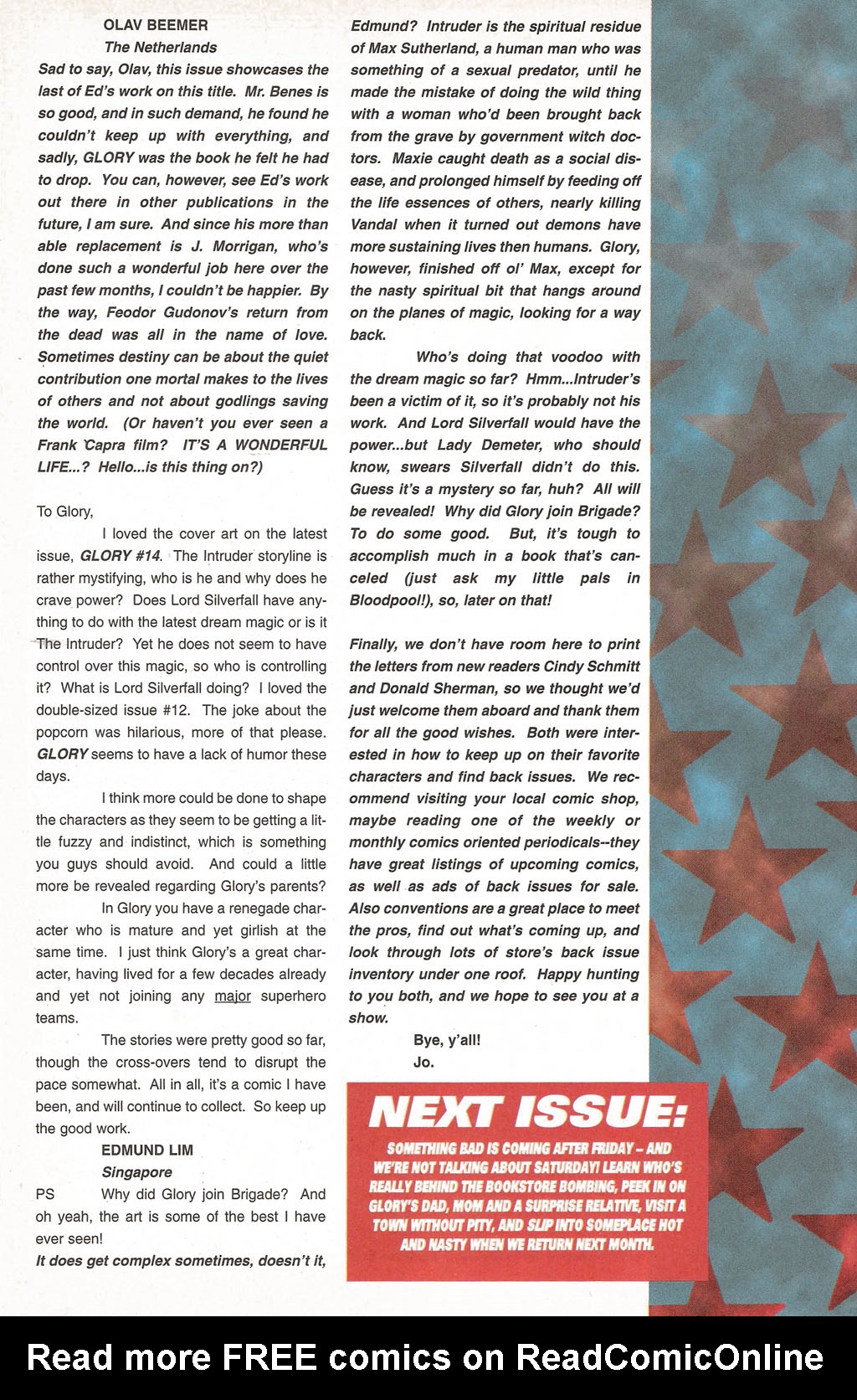 Read online Glory comic -  Issue #17 - 21