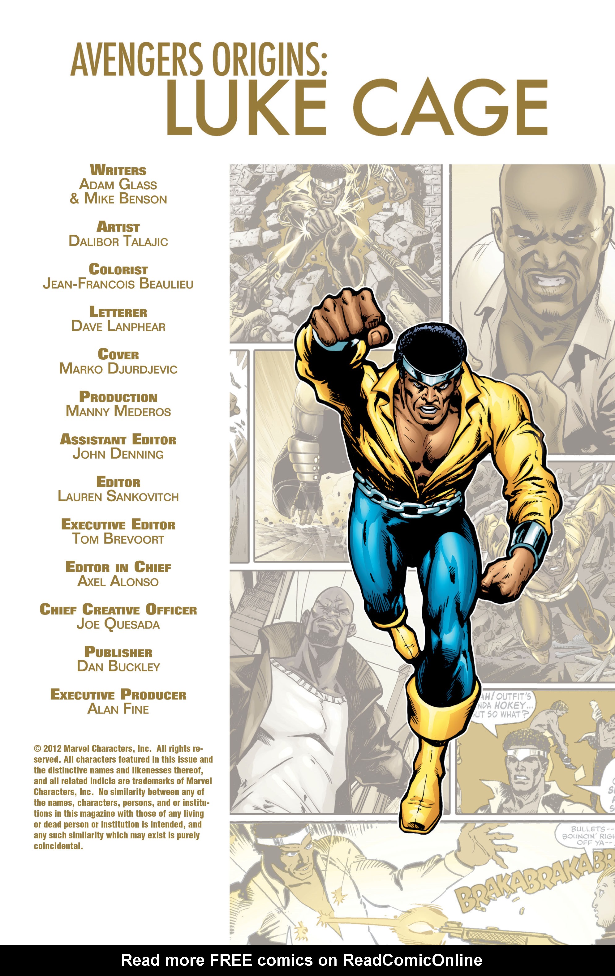 Read online Avengers Origins: Luke Cage comic -  Issue # Full - 2